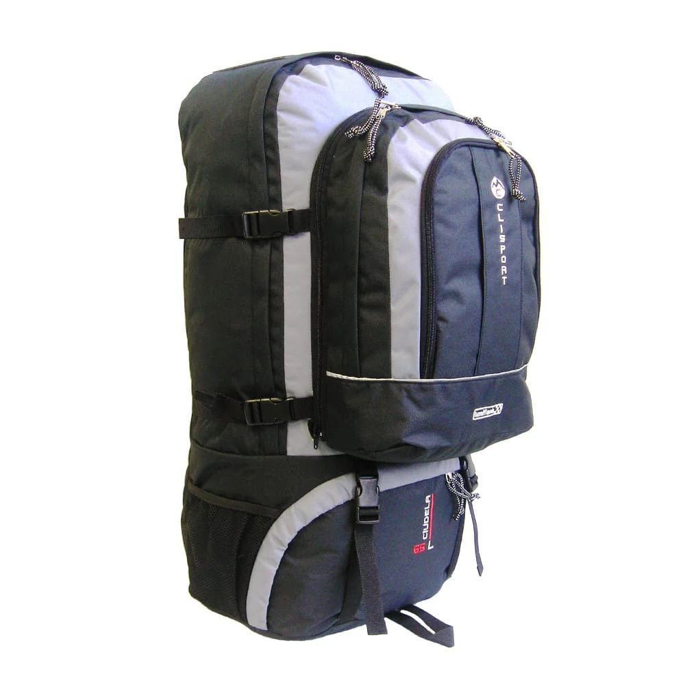 Clisport CIUDELA 65L gray travel backpack