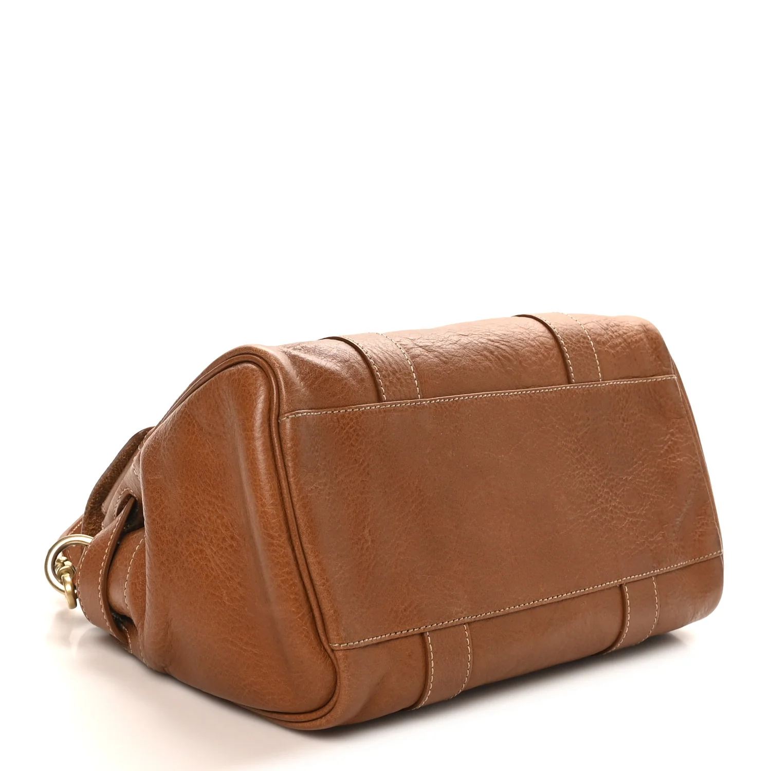 Natural Leather Small Bayswater Oak - Top Club