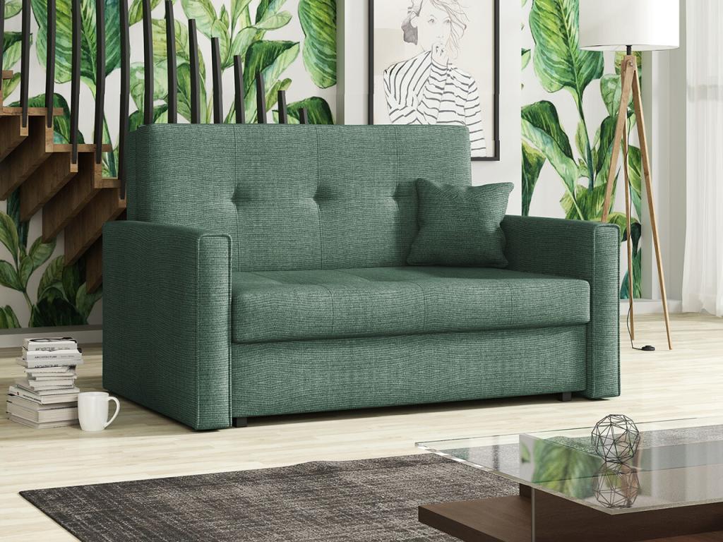 Sofá-cama Columbus 105, Caja de ropa de cama, 85x133x98cm, Muebles ya montados