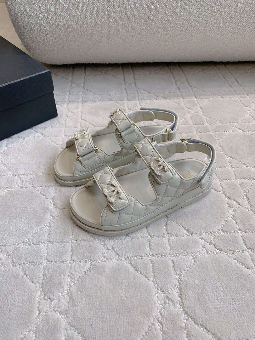 Chanel Women's Velcro Sandals Fashion Shoes C93435 - Sneaker Replica Workshop