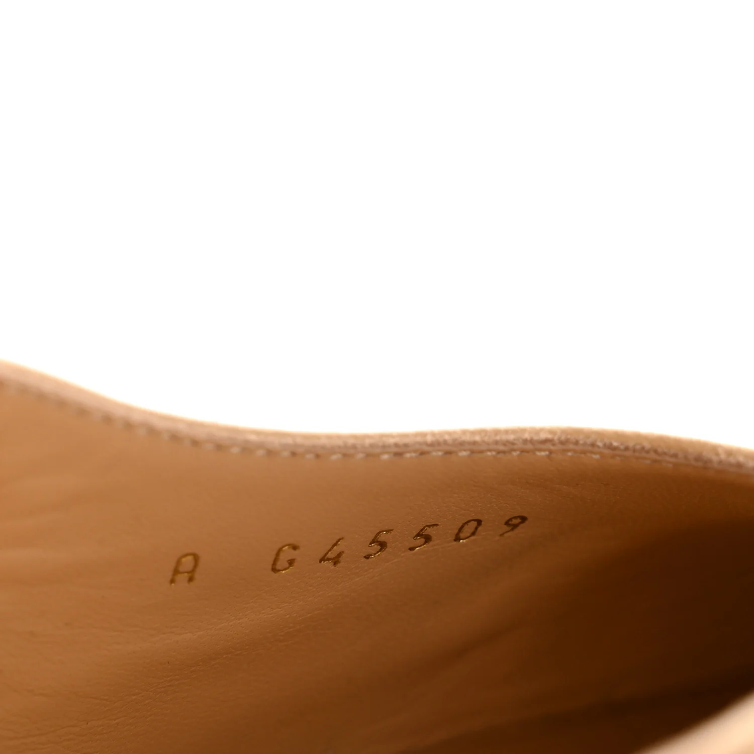 Goatskin Grosgrain Cap Toe CC Slingback Pumps 38.5 Beige Black - Top Club