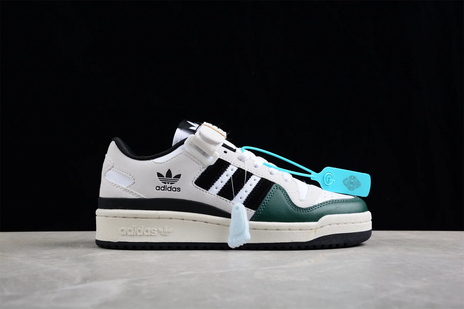 adidas Forum Low in Gray/Green/White - Sneaker Replica Workshop