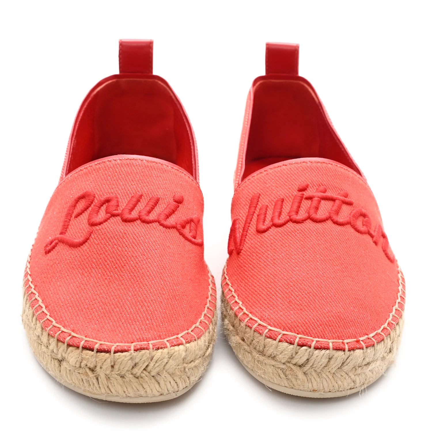 Canvas Waterfall Espadrille 36 Rouge - Top Club
