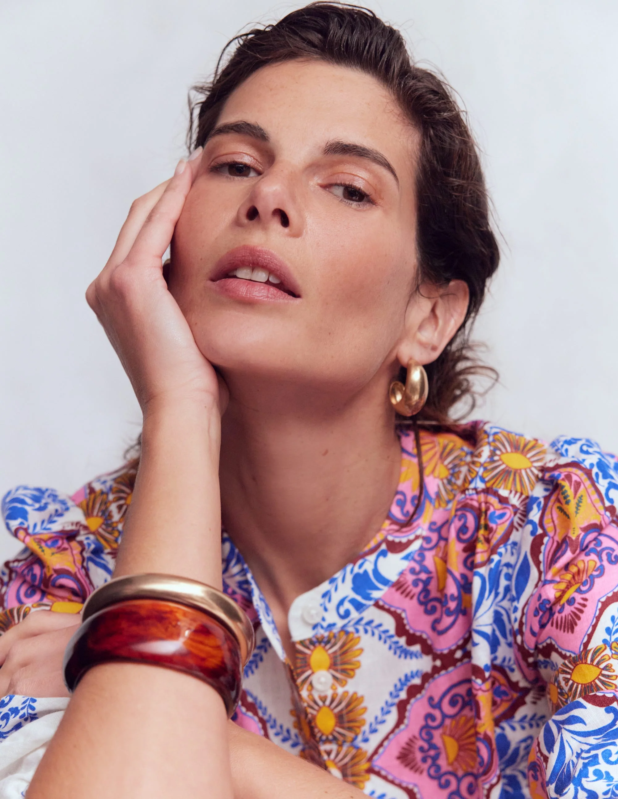 Kunstharz-Armbänder im Set-Bunt