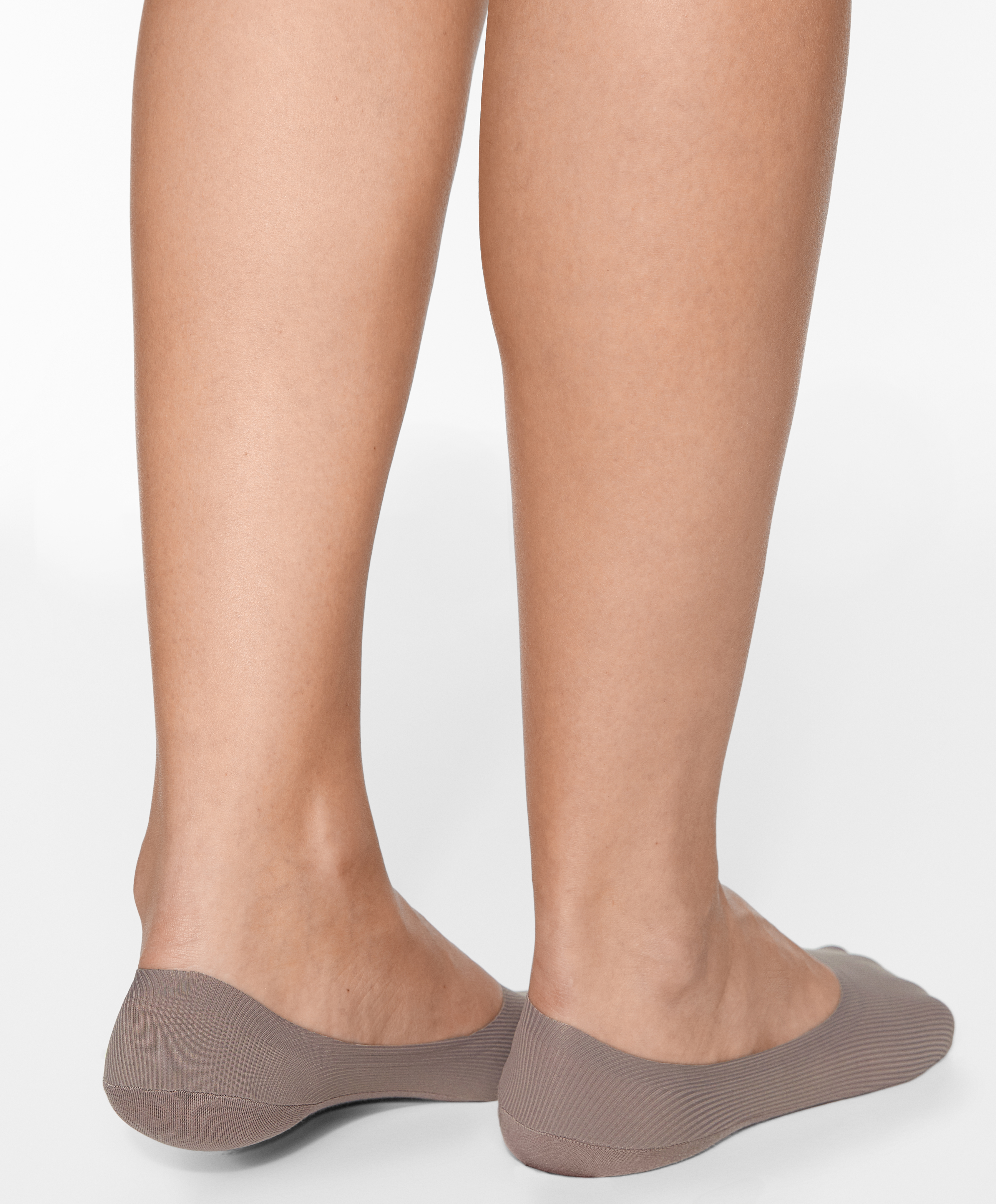 OYSHO 2 pairs of medium-cut cotton blend invisible socks