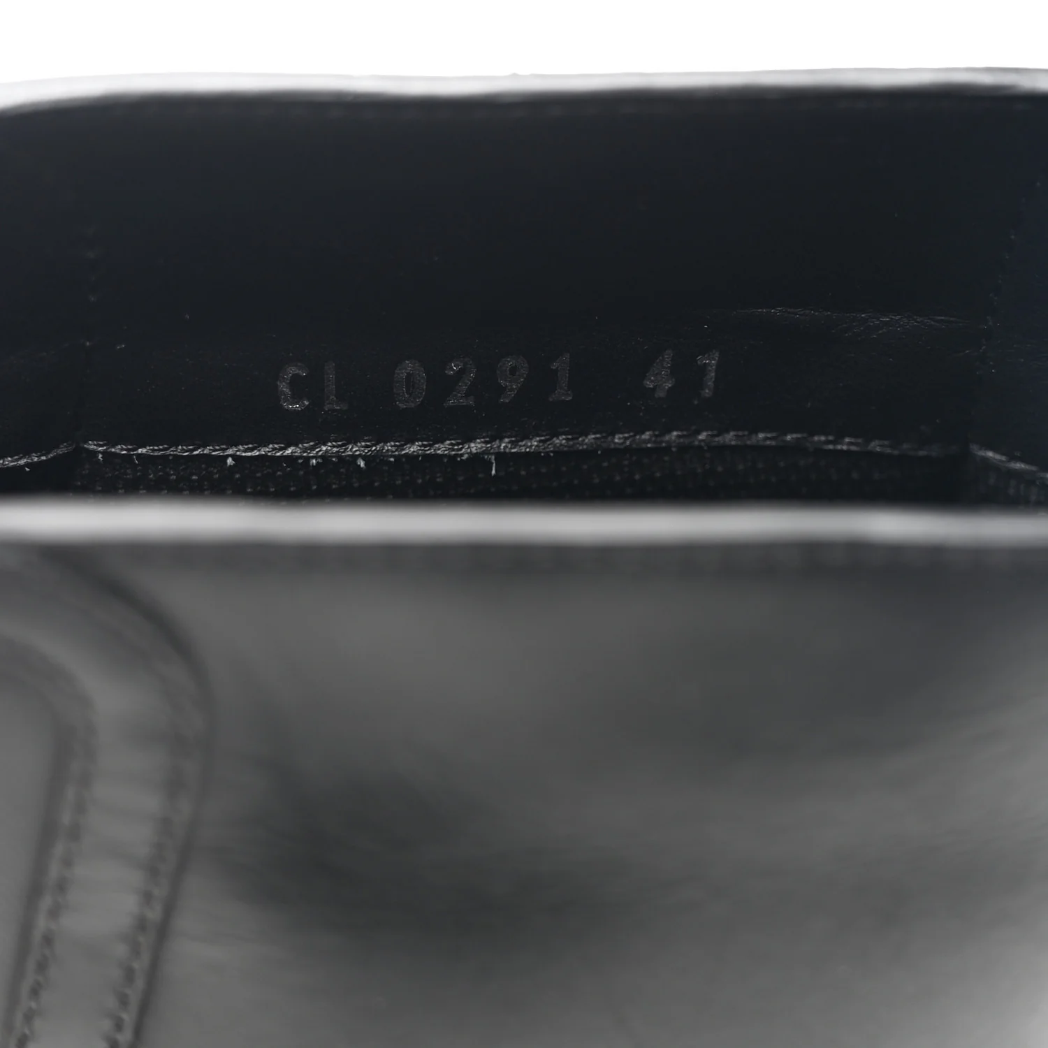 Calfskin Polar Flat Ankle Boots 41 Black - Top Club