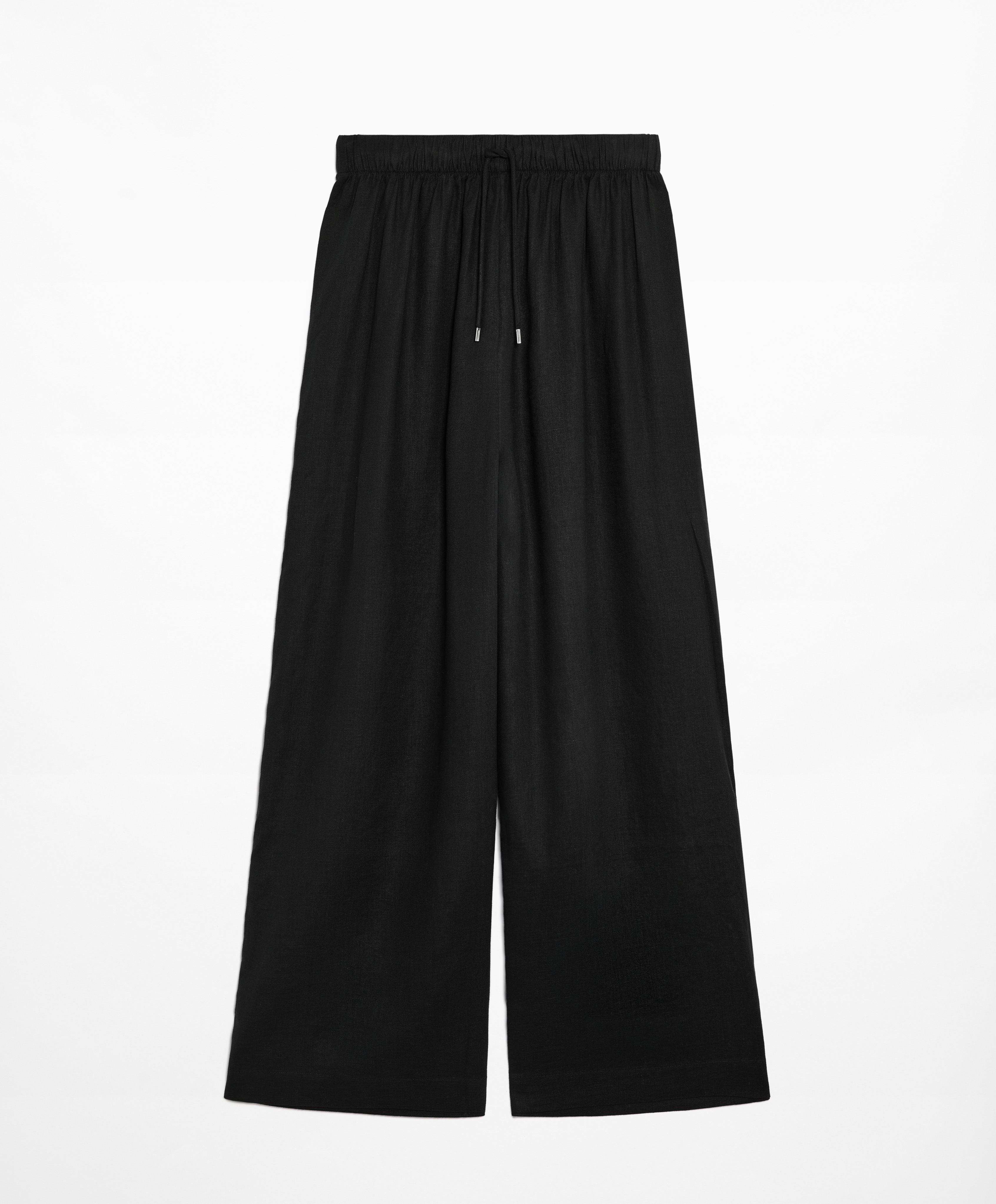 OYSHO Straight cut 100% linen trousers
