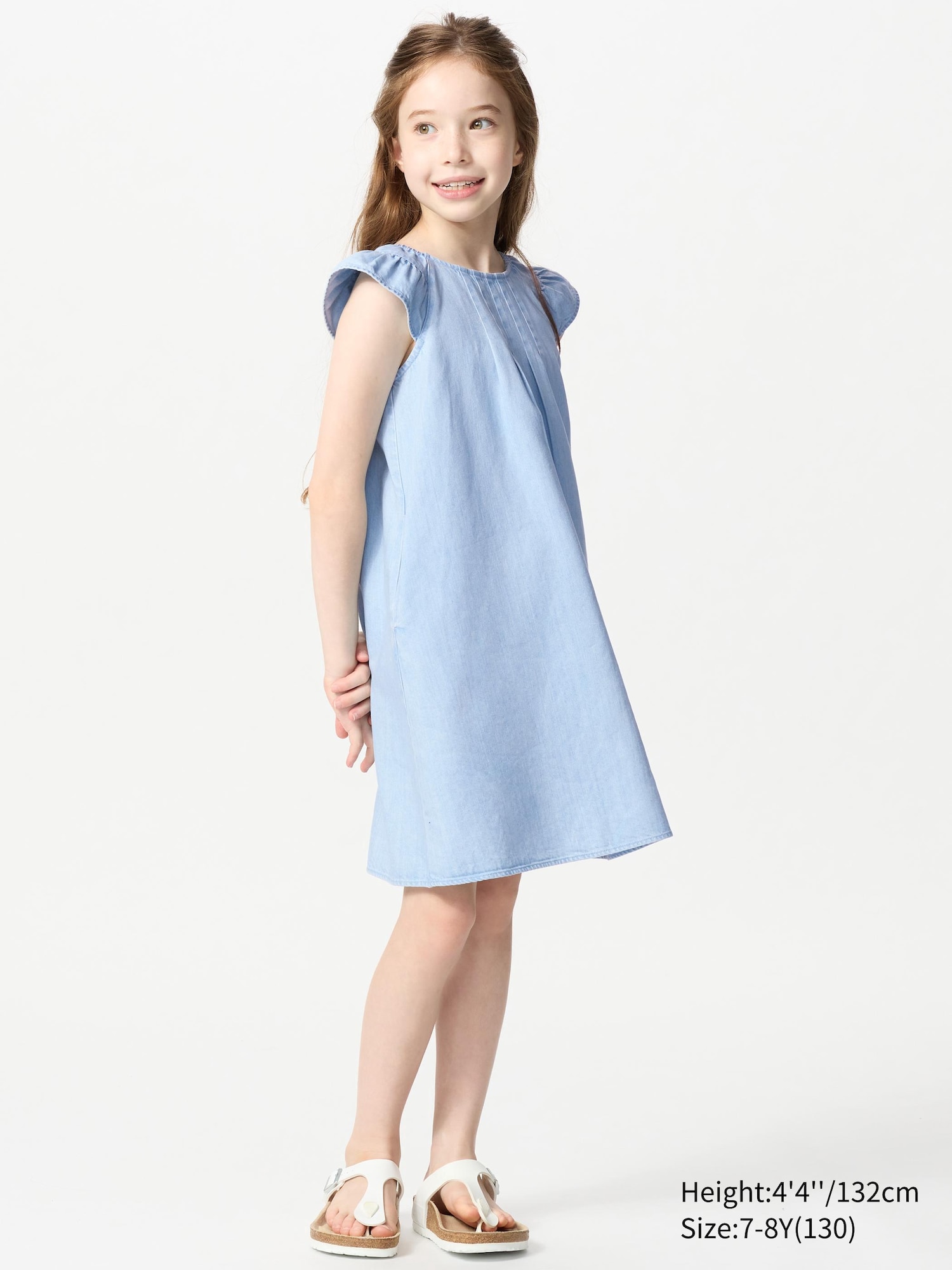 GIRLS Denim Short Sleeve Dress