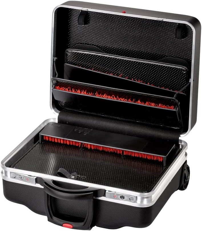 Parat Cassetta degli attrezzi Classic Kingsize Roll neo TSA Lock�?CP-7 (misura XL/borsa degli attrezzi senza contenuto, arrotolabile/trolley per attrezzi, nero) 789570171