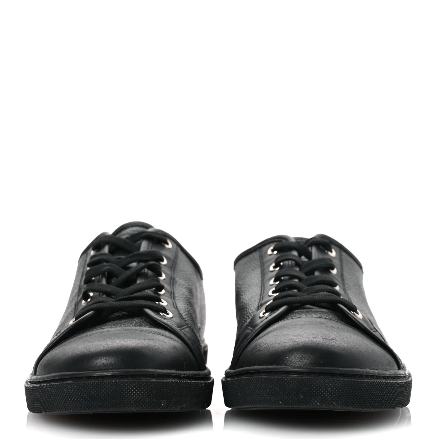 Calfskin Damier Graphite Sneakers 7.5 - Top Club