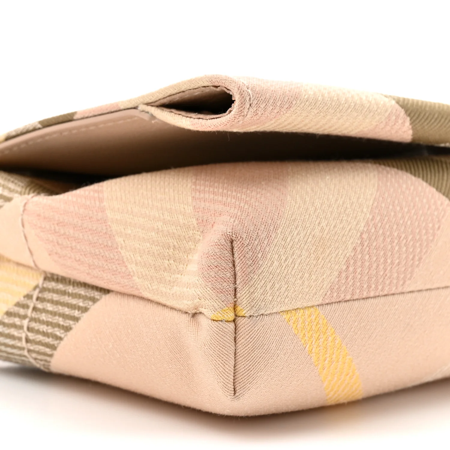 Jacquard Check Soft Snip Mini Chain Bag Teacup - Top Club