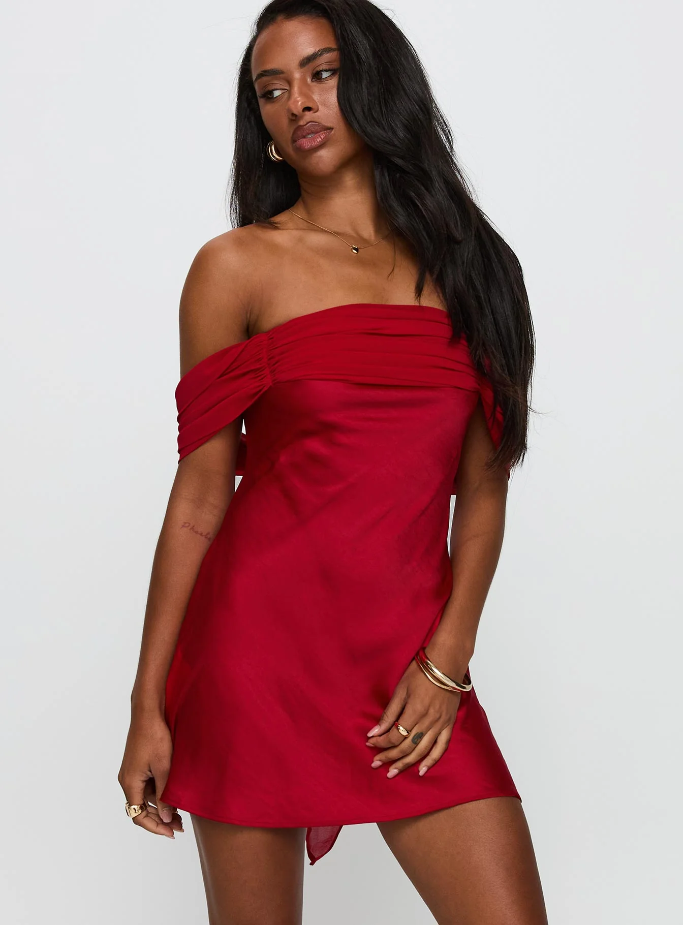 Adoration Mini Dress Red