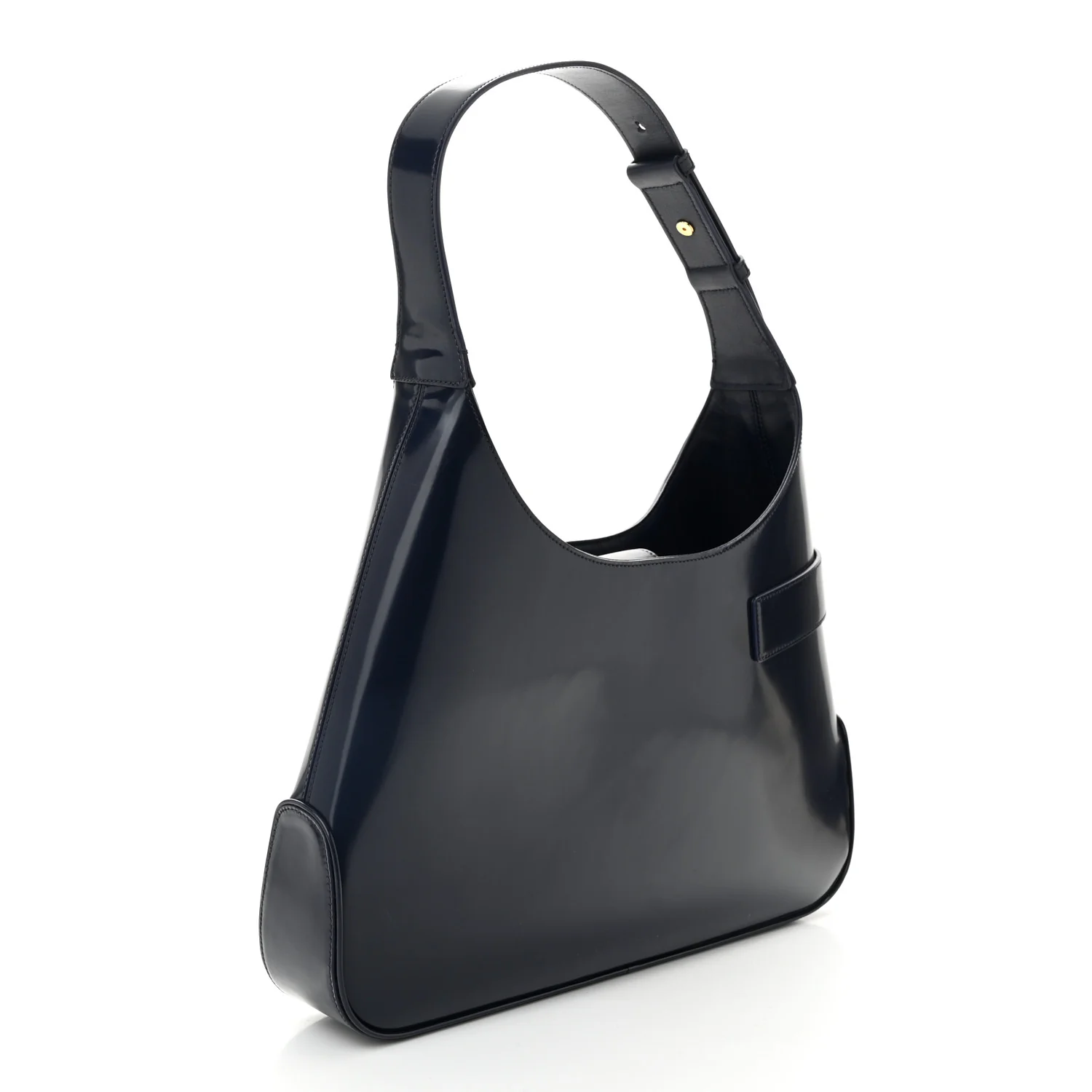 Brushed Calfskin Gancini Hobo Midnight - Top Club