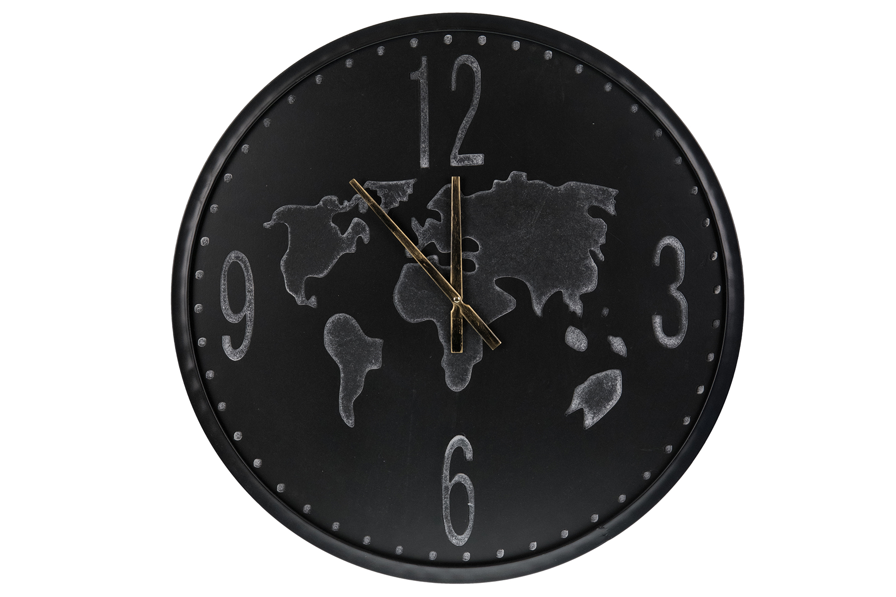 Wandklok black