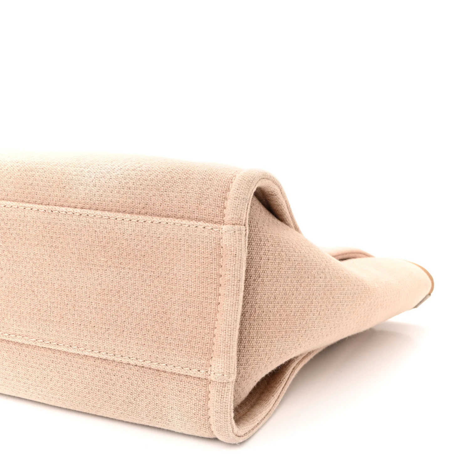 Mixed Fibers Small Deauville Tote Beige - Top Club