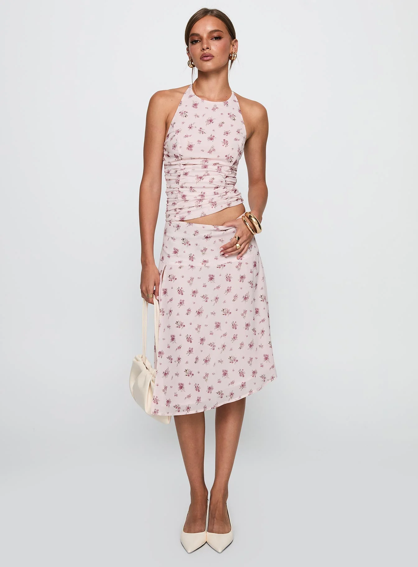 Mixed Media Set Pink Floral