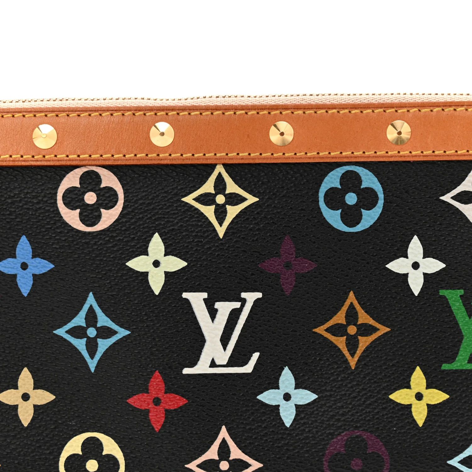 Monogram Multicolor Pochette Accessories Black - Top Club