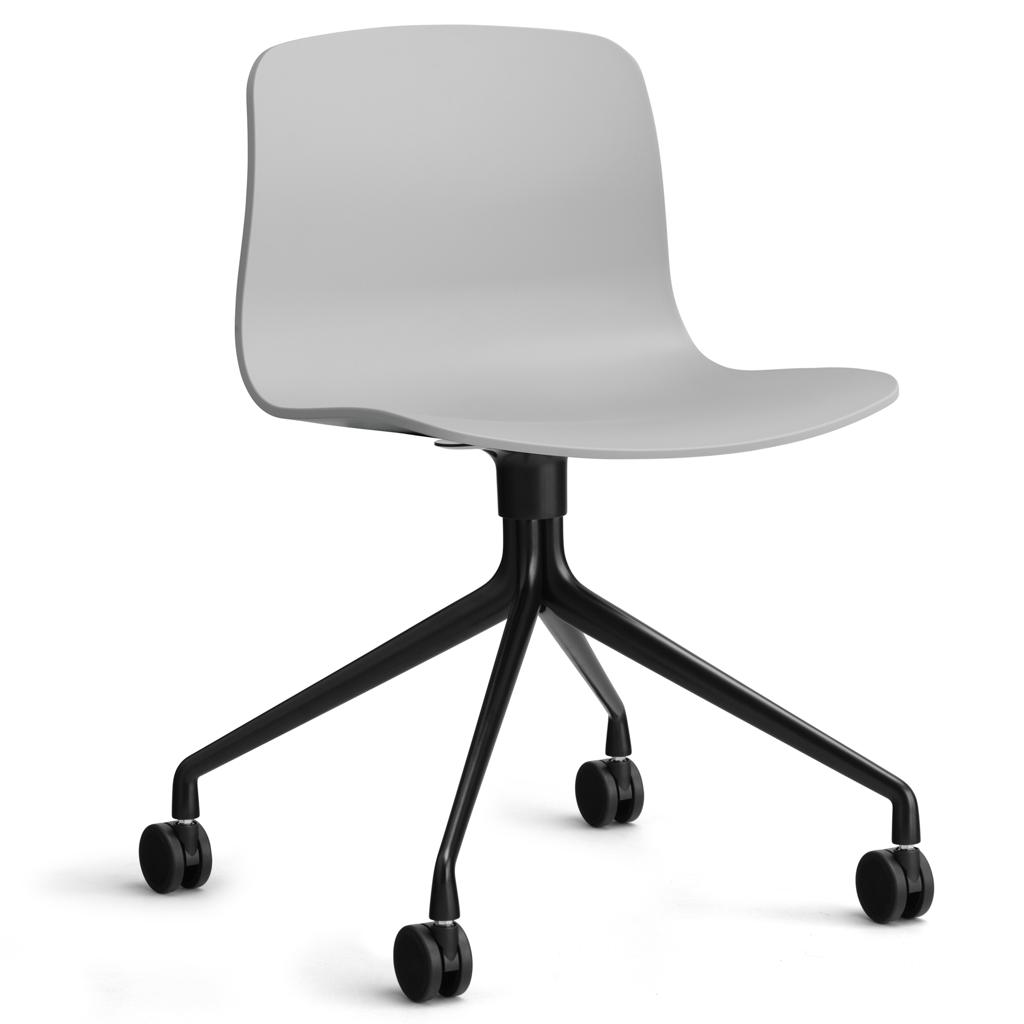Bureaustoel AAC14 zwart onderstel concrete grey