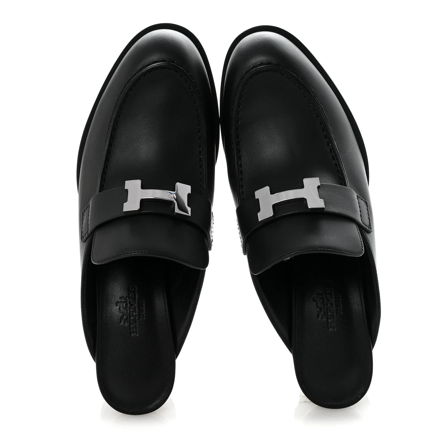 Calfskin Womens Flore 60 Mules 36 Black - Top Club