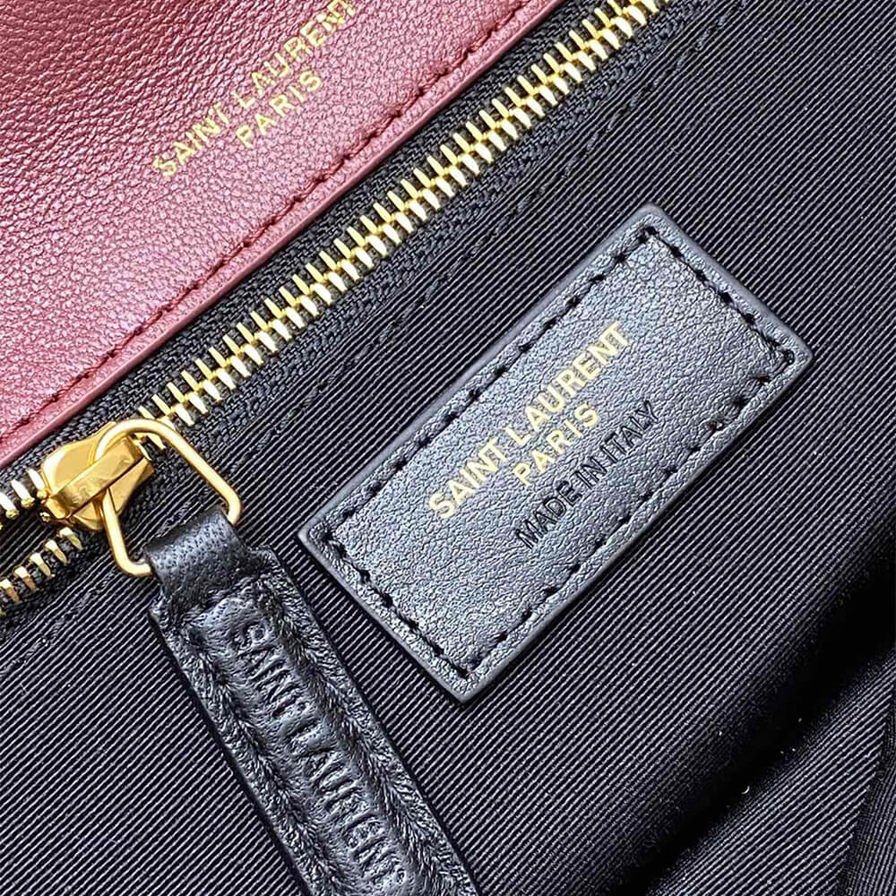 YSL calypso small in plunged lambskin - Top Club