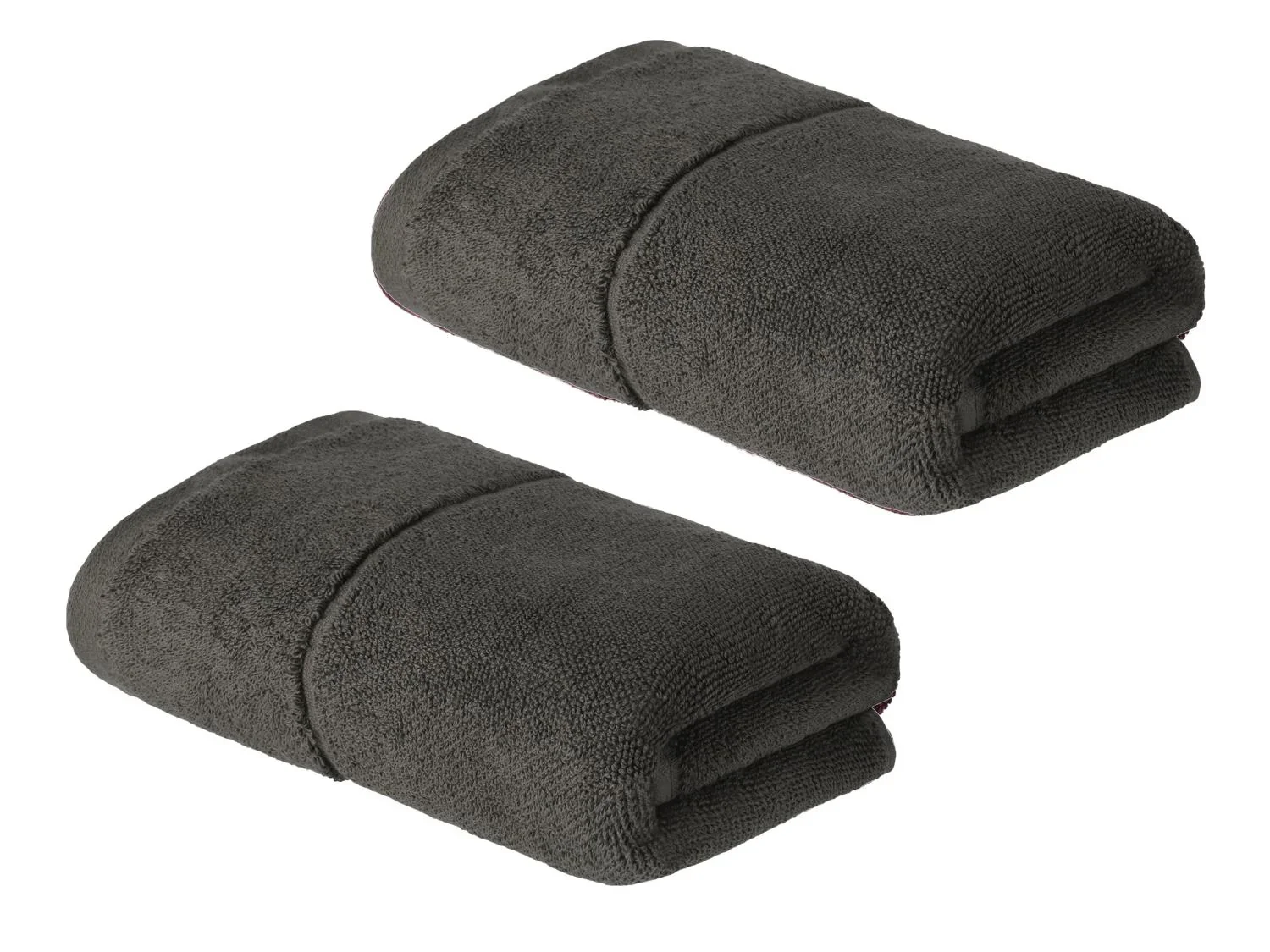 LIVARNO home Lot de 2 serviettes ponge