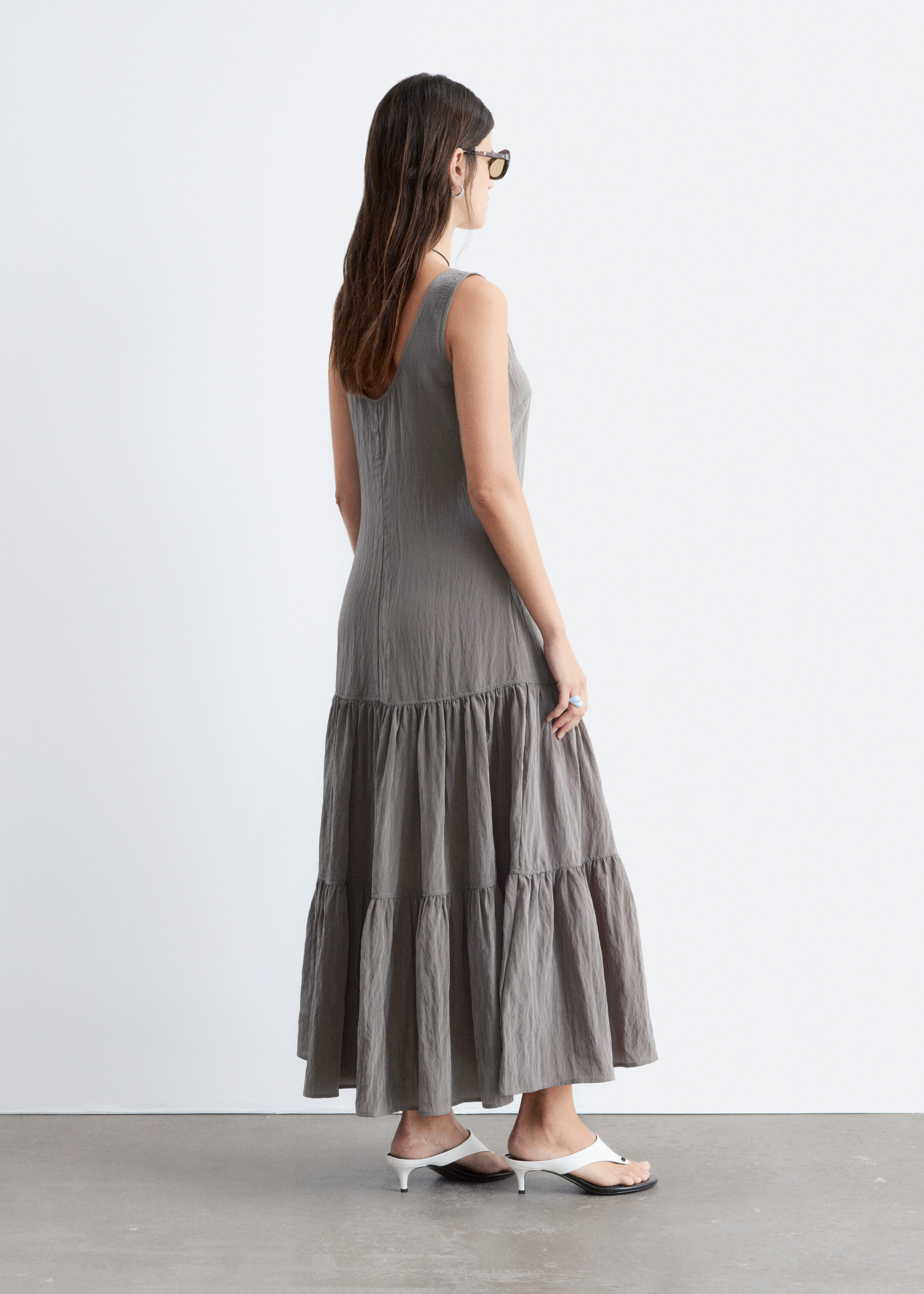 & Other Stories TIERED MAXI DRESS