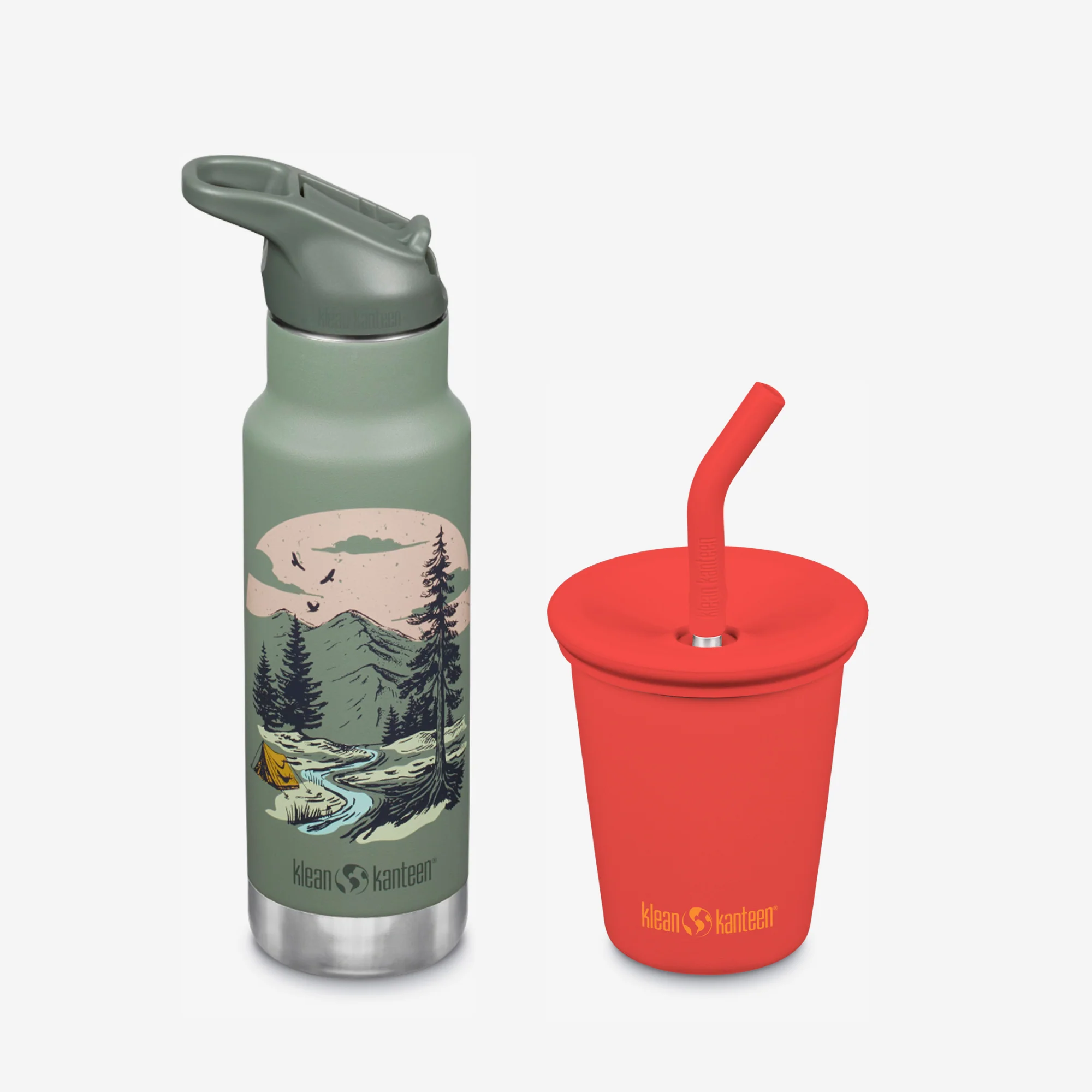 Kid's Sippy Cup and Water Bottle Set
