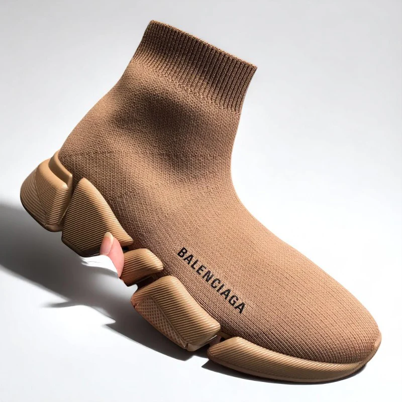 Balenciaga Speed 2.0 Sneaker Brown - Sneaker Replica Workshop