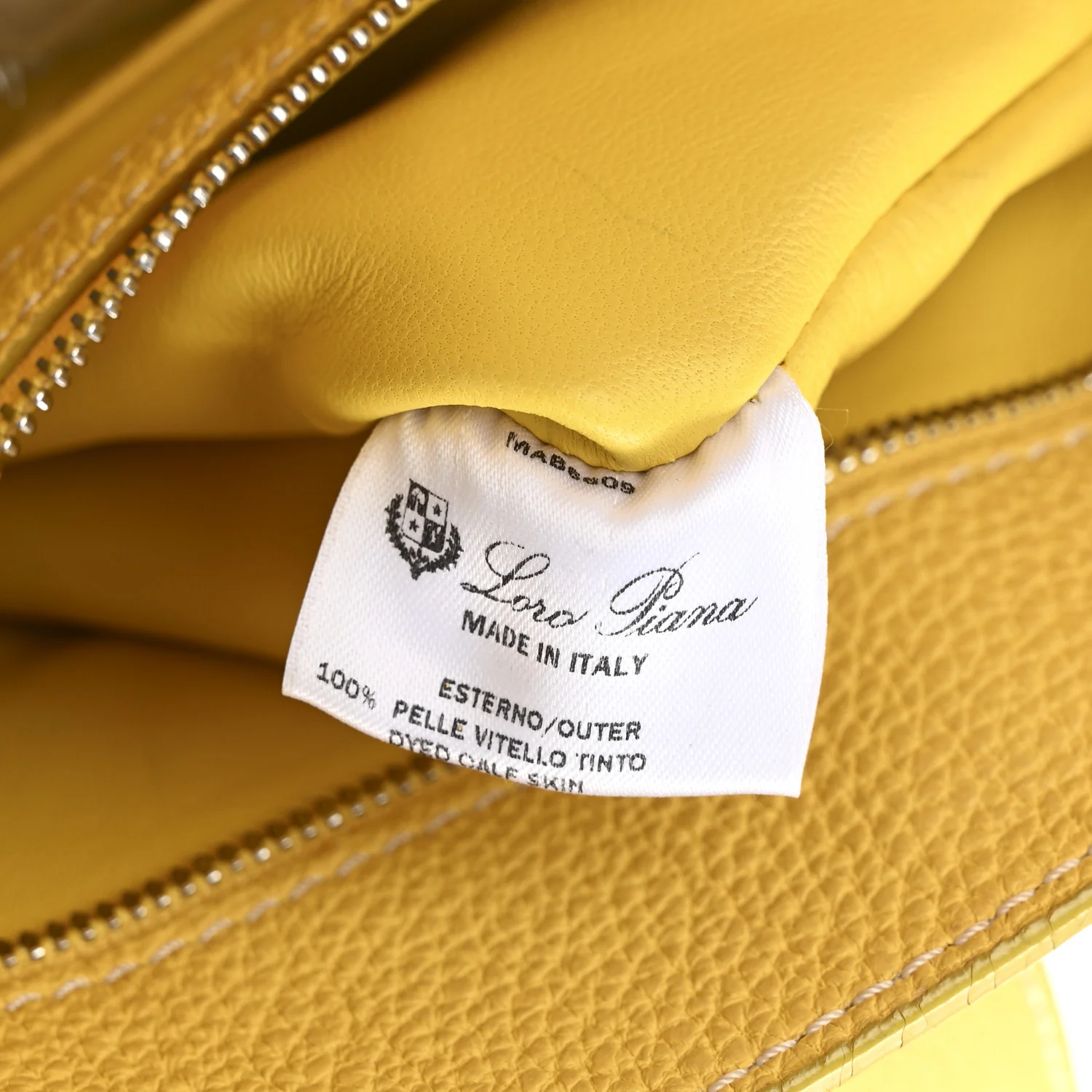 Grained Calfskin Bellevue Odessa Yellow - Top Club