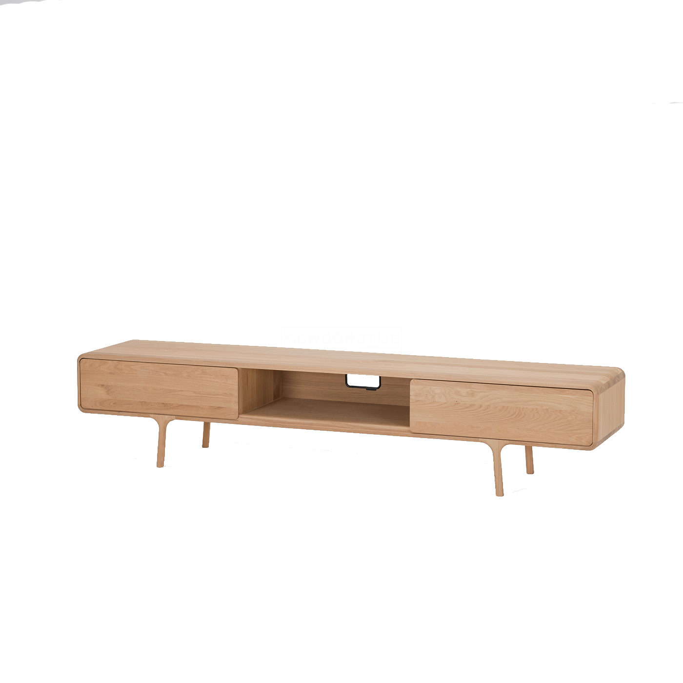 Dressoir Fawn lowboard eiken - 2 lades