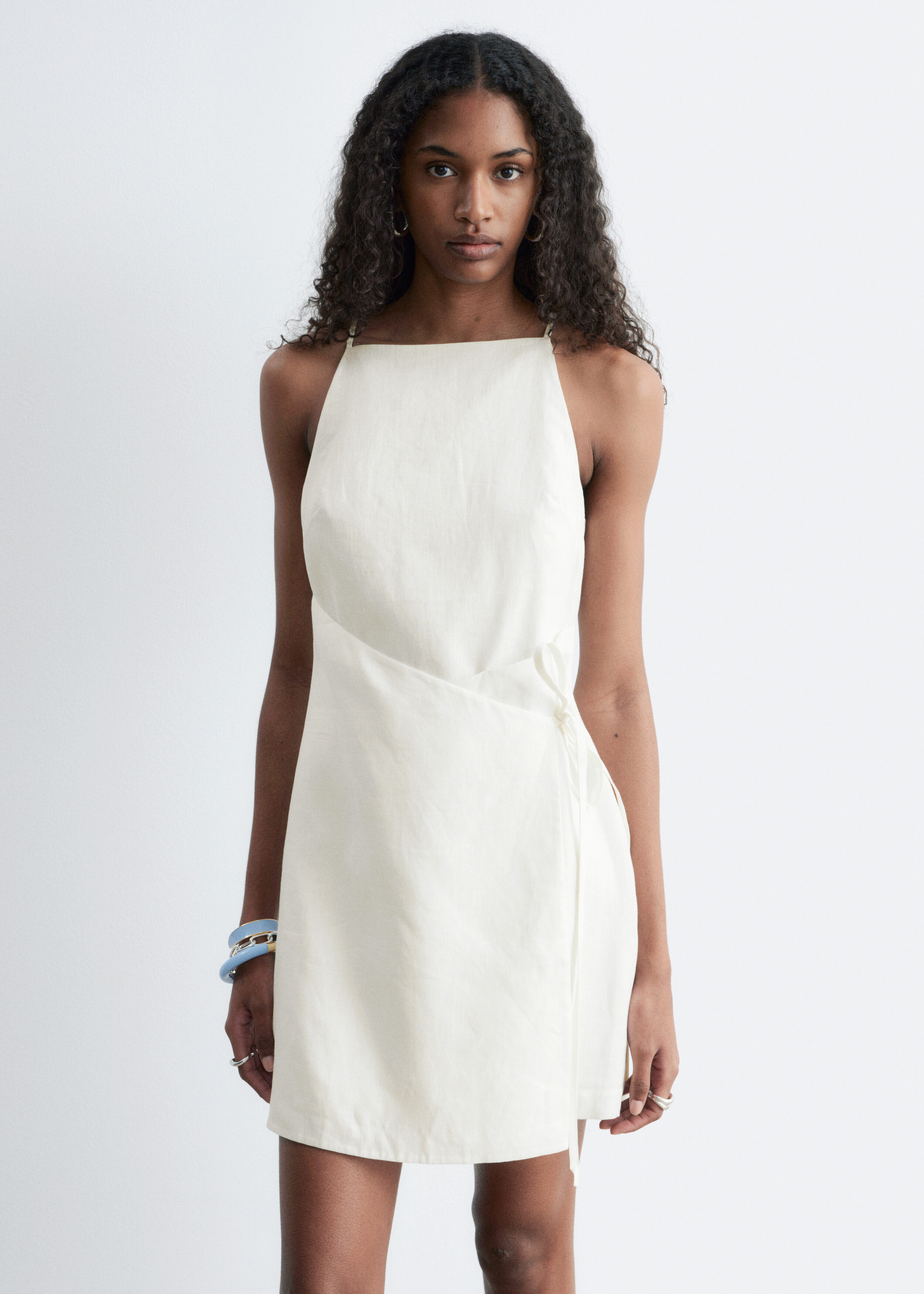 & Other Stories LINEN MINI DRESS