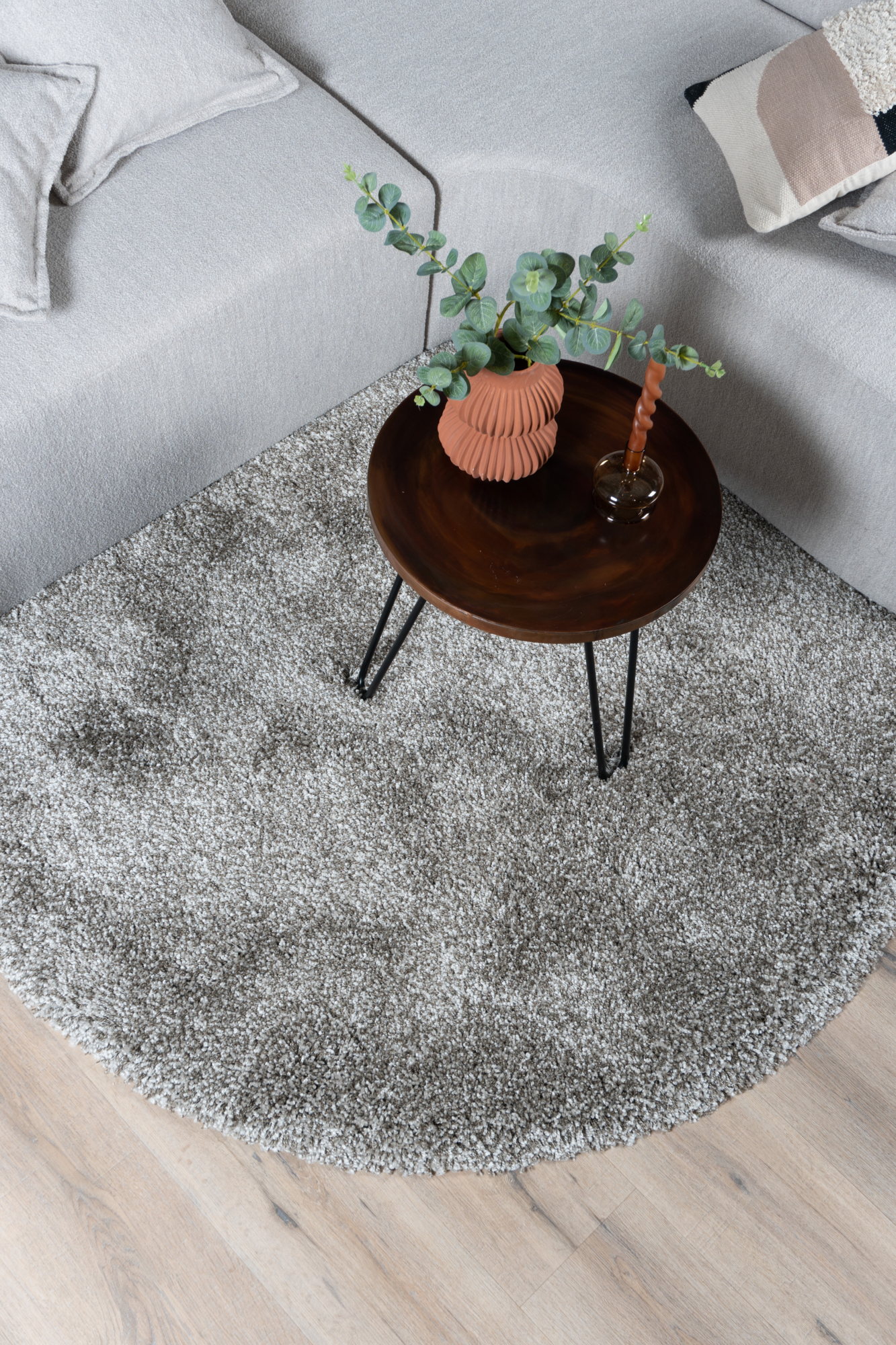 Karpet Rome Stone Rond ø200 cm