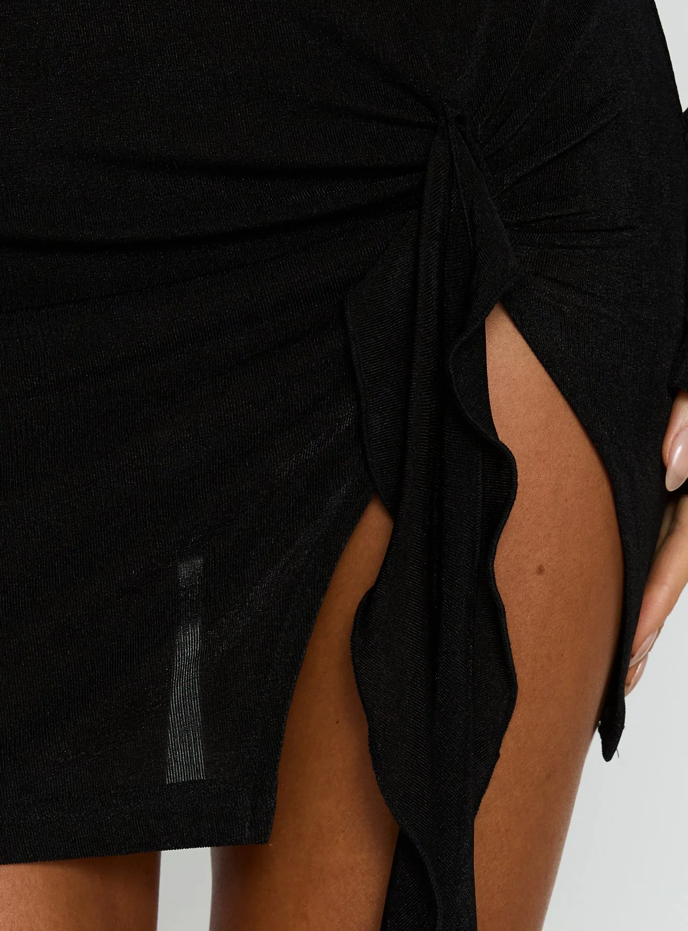 Cosmic Mini Dress Obsidian