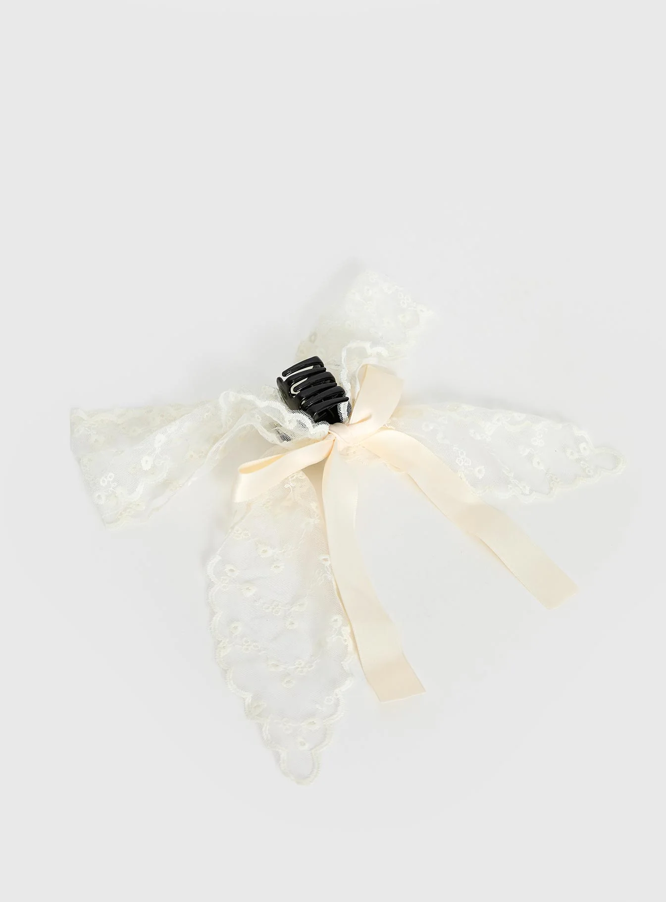 Bellarosa Lace Bow White