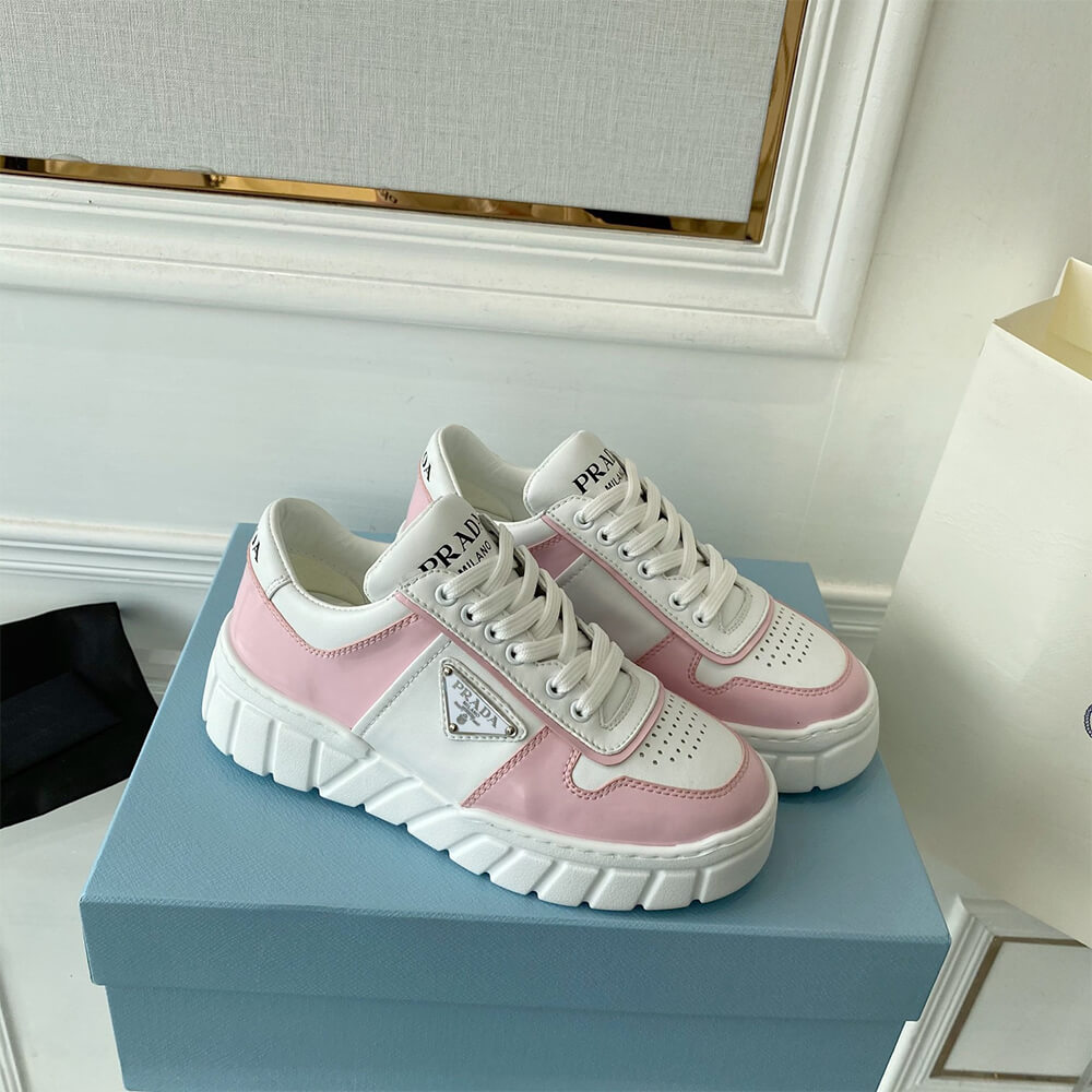 Prada Leather Sneakers - Top Club