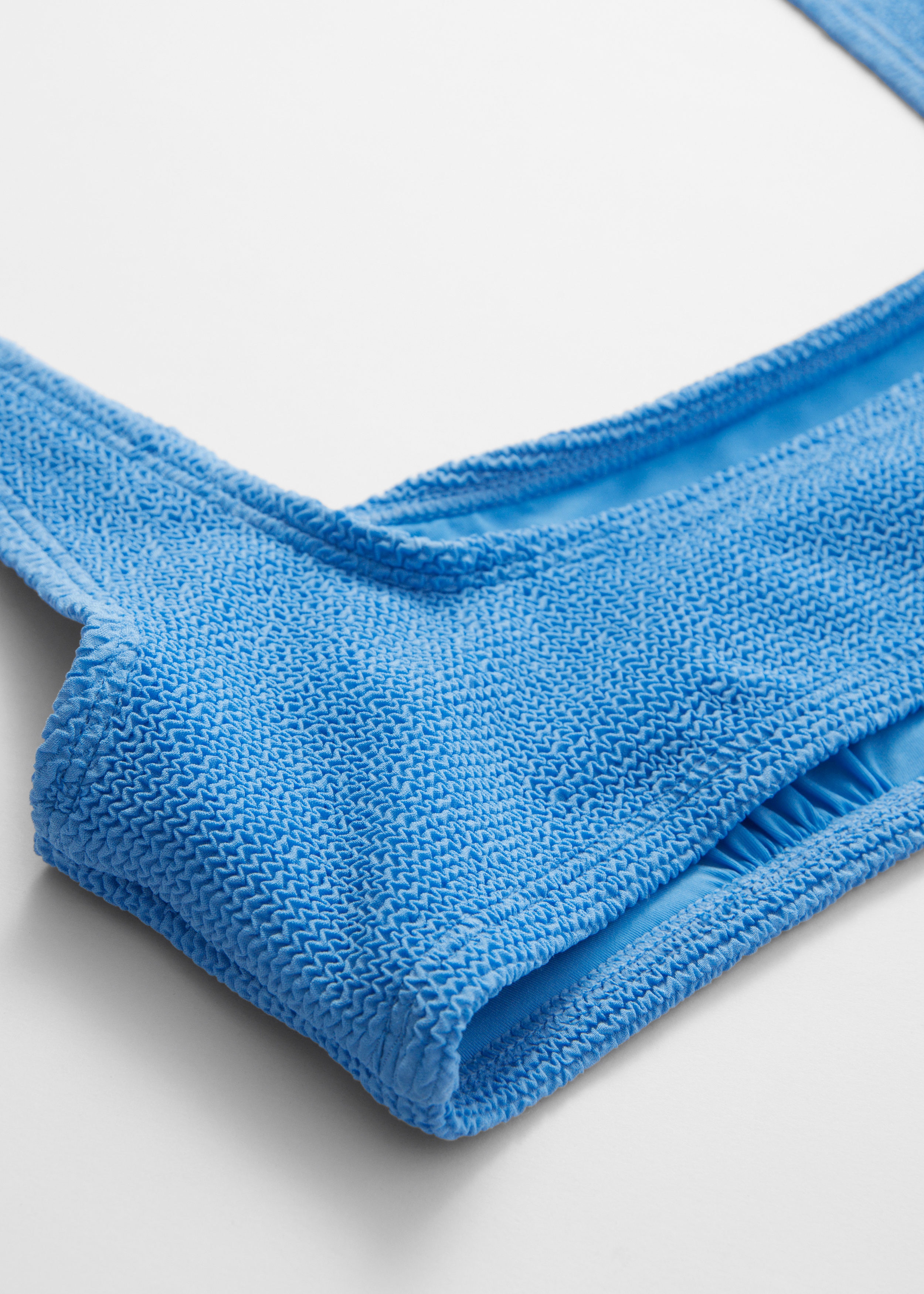 & Other Stories TEXTURED SQUARE-NECK BIKINI TOP