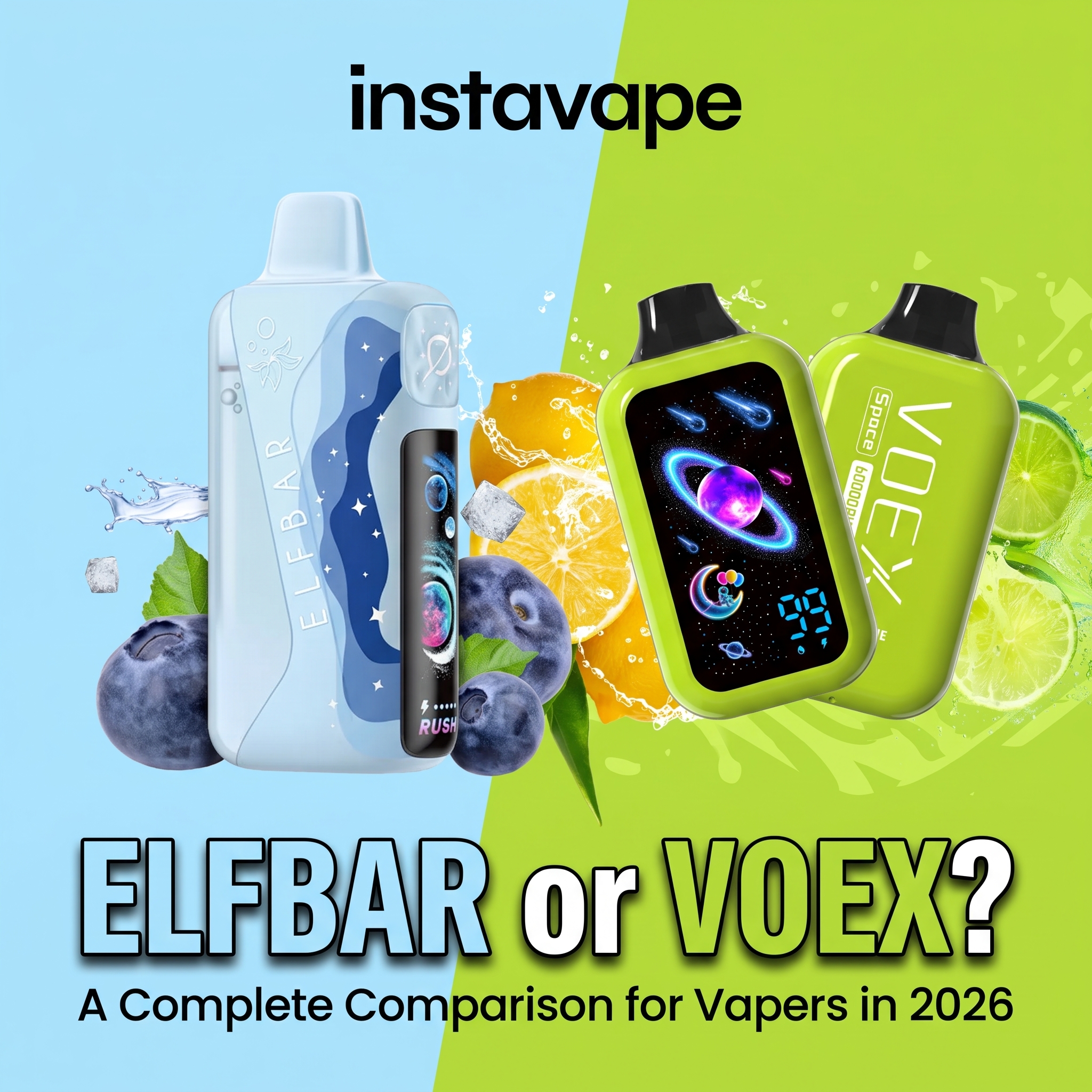 ELFBAR ou VOEX? Comparação completa para quem vaporiza em 2026