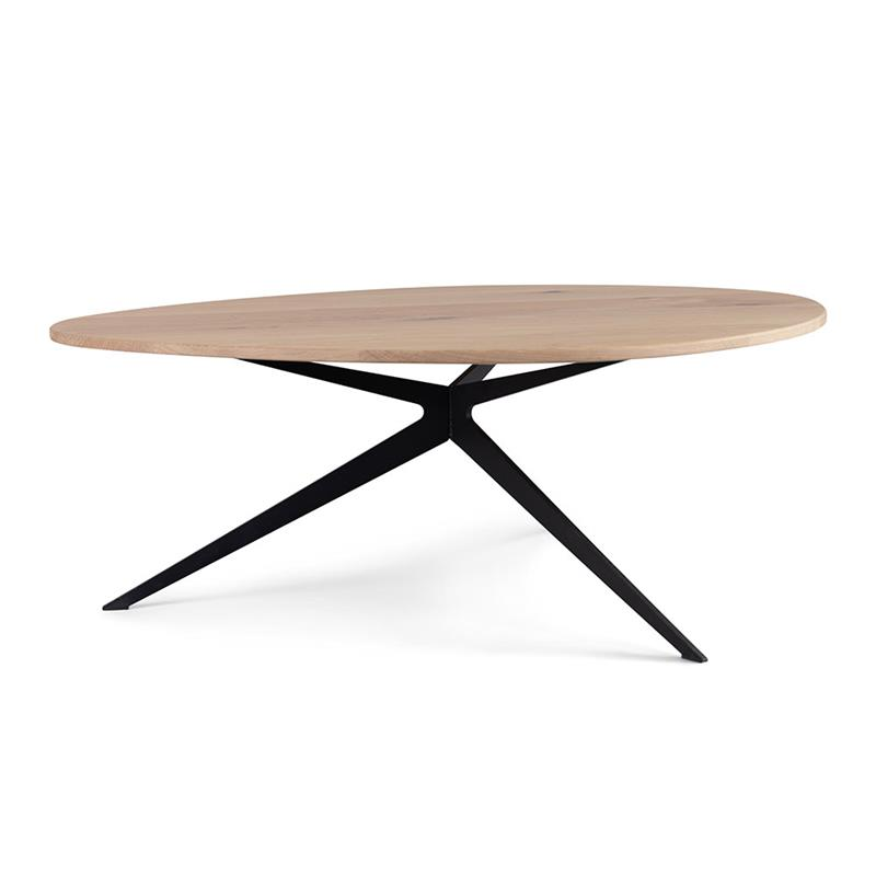 Salontafel Mico groove naturel 88x78x32 cm
