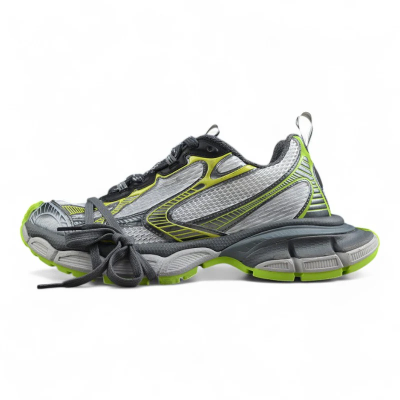 Balenciaga 3XL Sneakers – Silver Black -Lime - Sneaker Replica Workshop