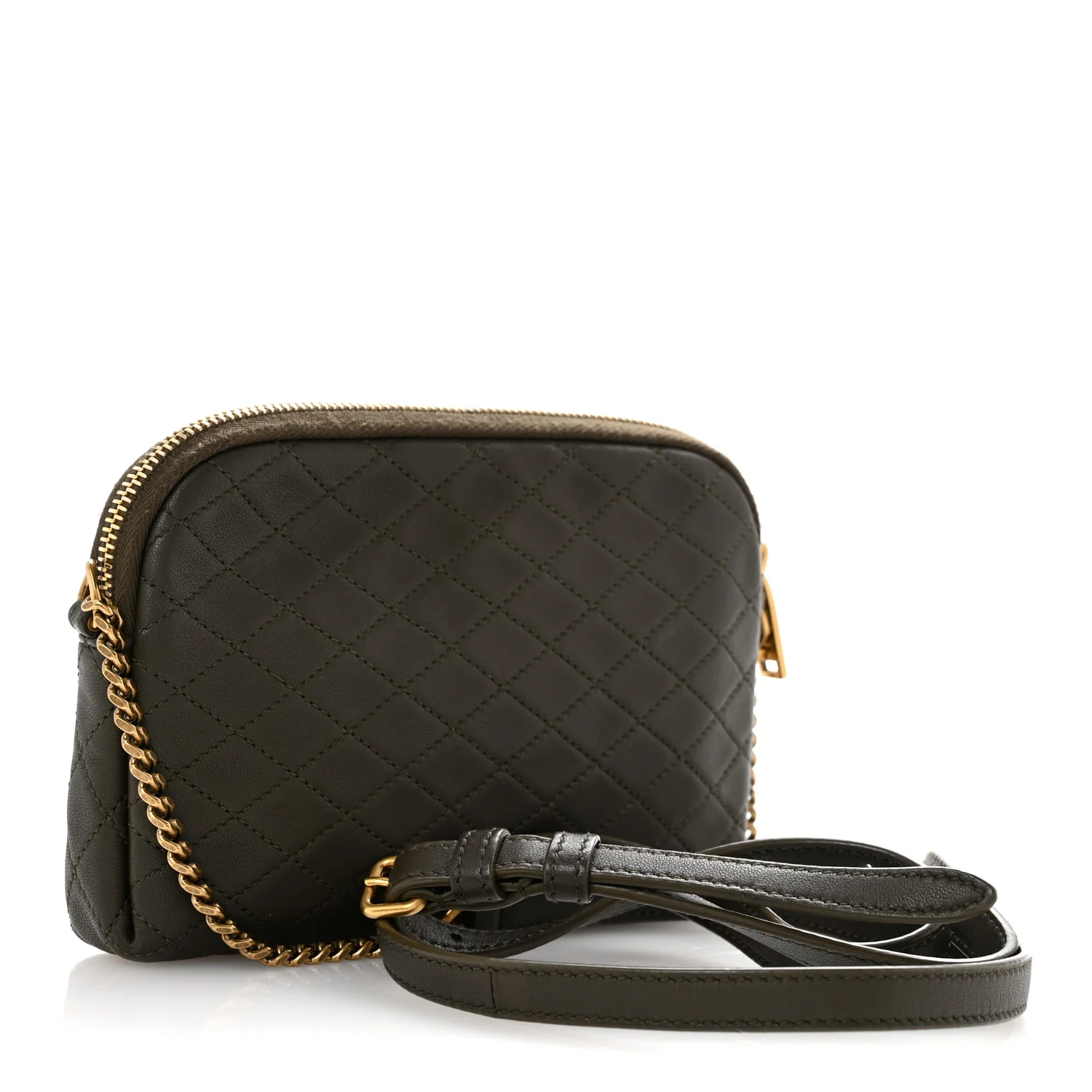 Lambskin Quilted Gaby Zipped Pouch - Top Club