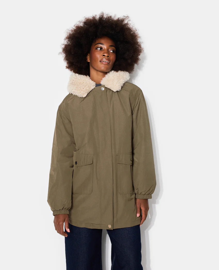 Pimkie Parka doublée fourrure avec capuche