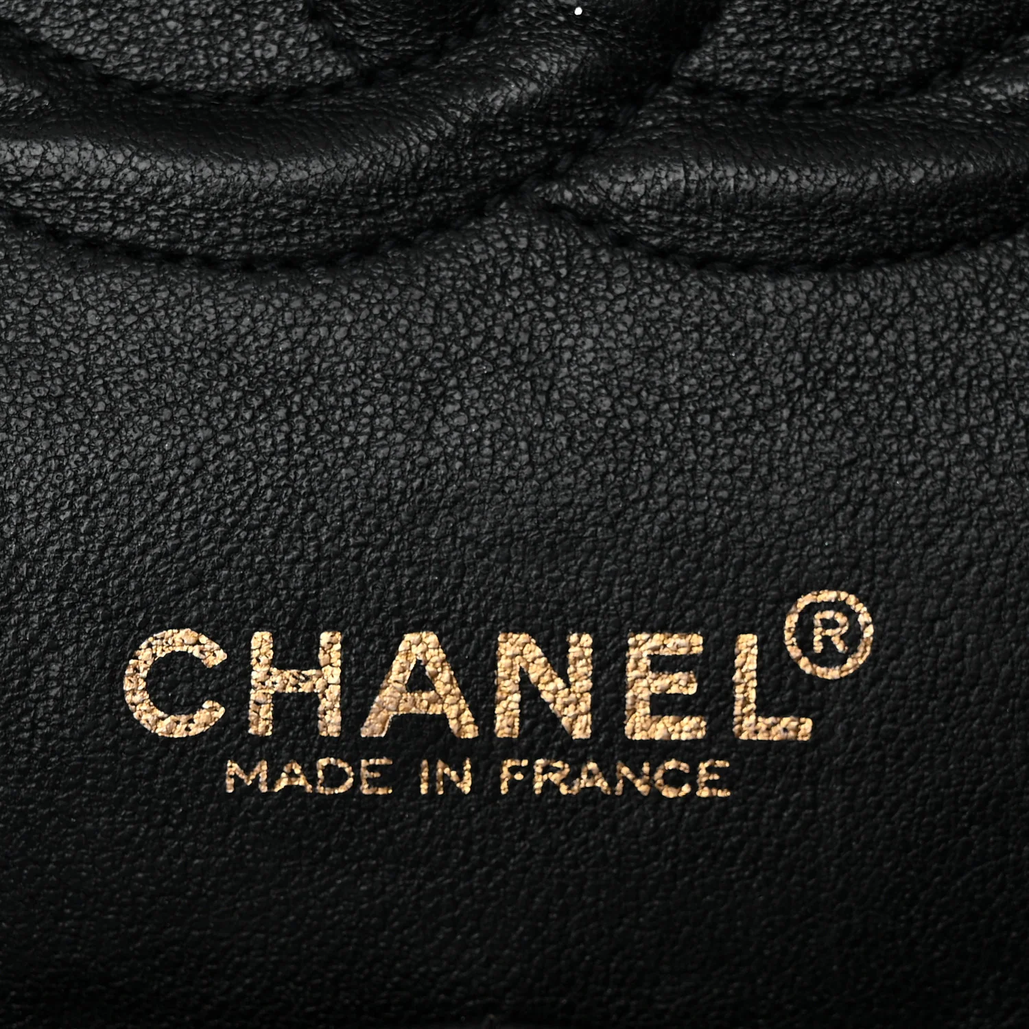 Patent Quilted Medium Double Flap Black - Top Club