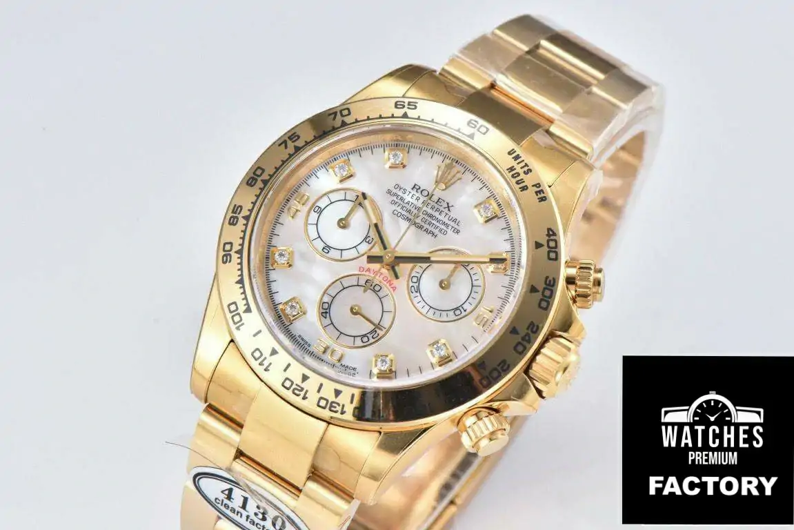 Rolex Cosmograph Daytona M116508-0007 Clean Factory Gold Strap