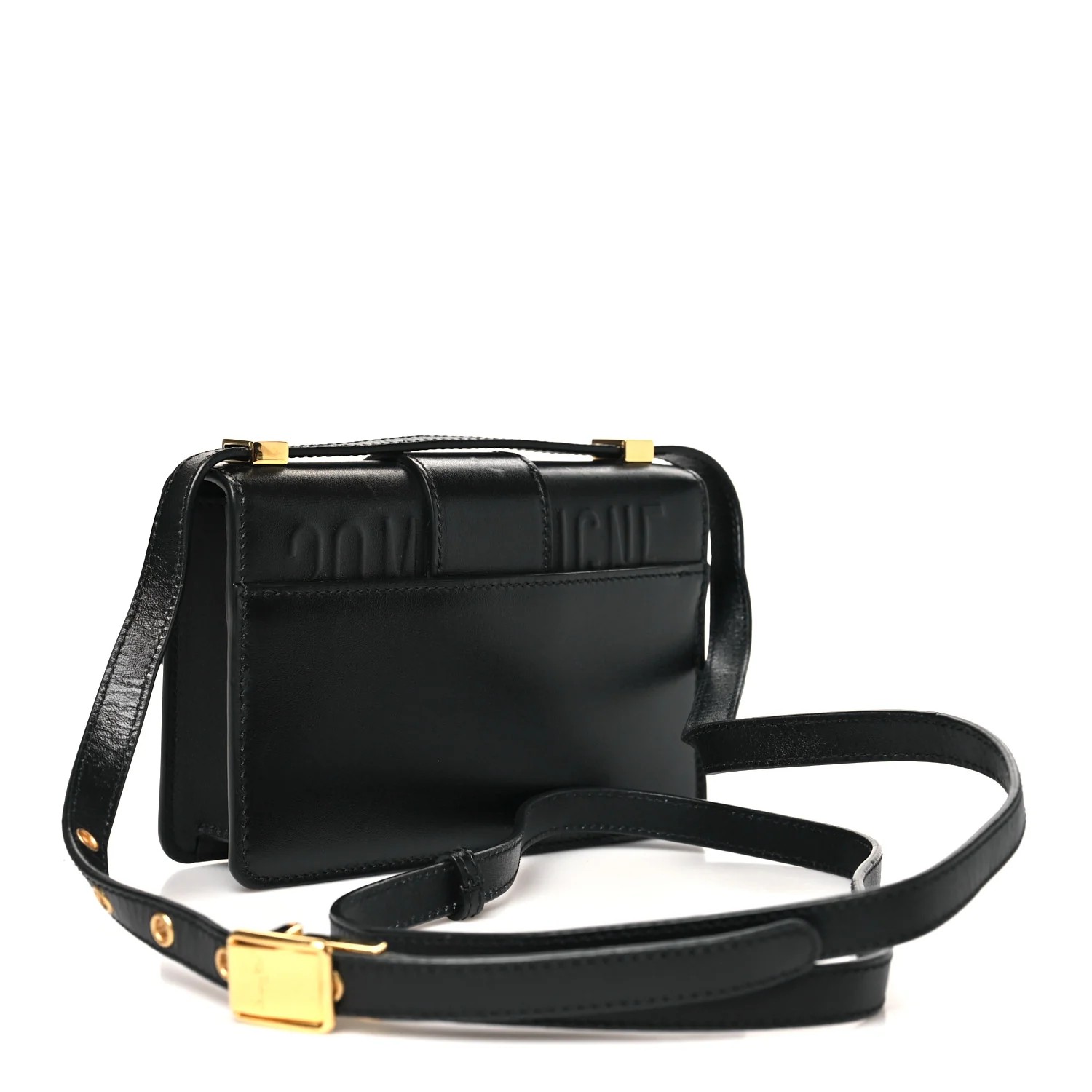 Smooth Calfskin 30 Montaigne Flap Bag Black - Top Club