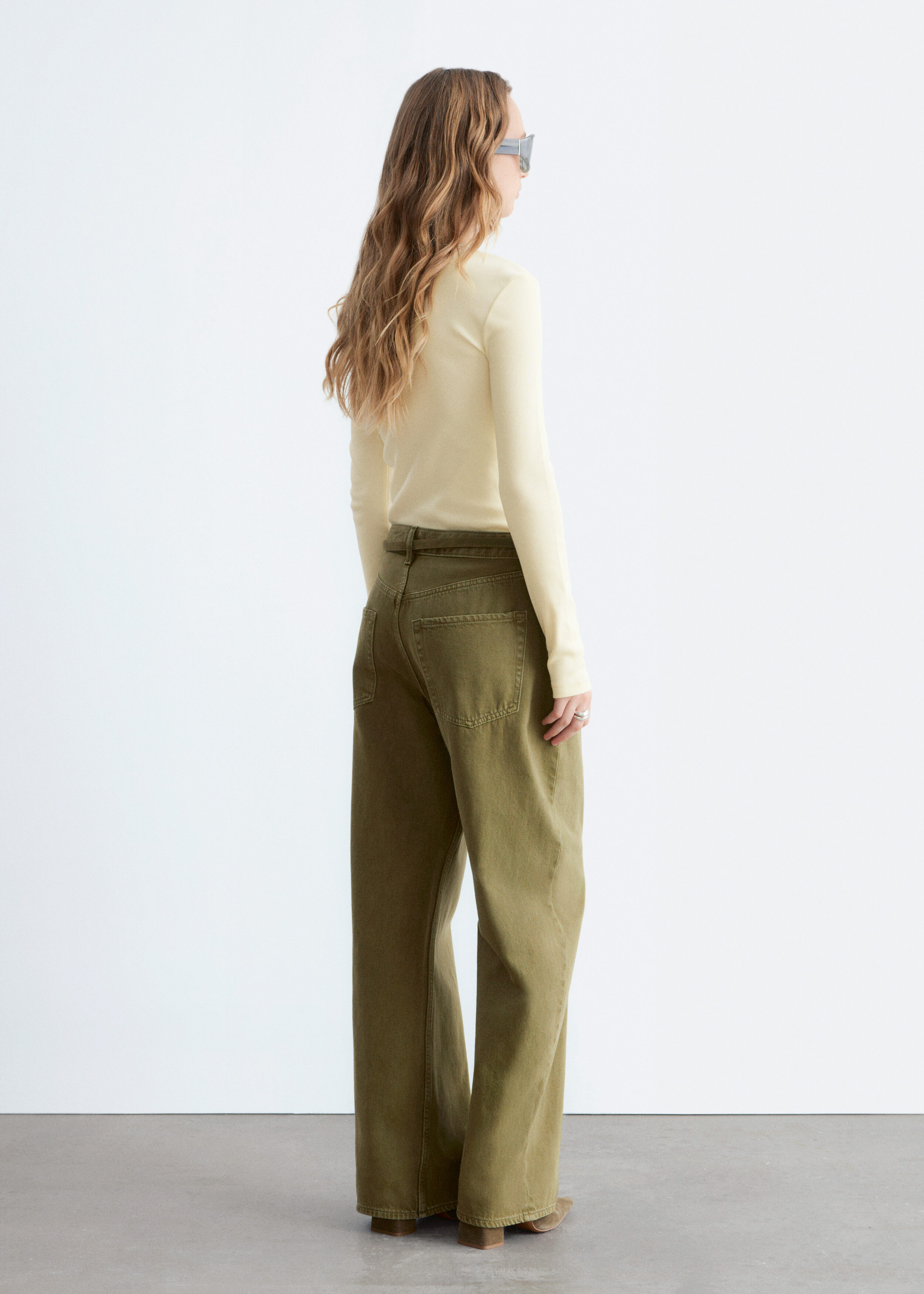 & Other Stories RIBBED LONG-SLEEVE TOP