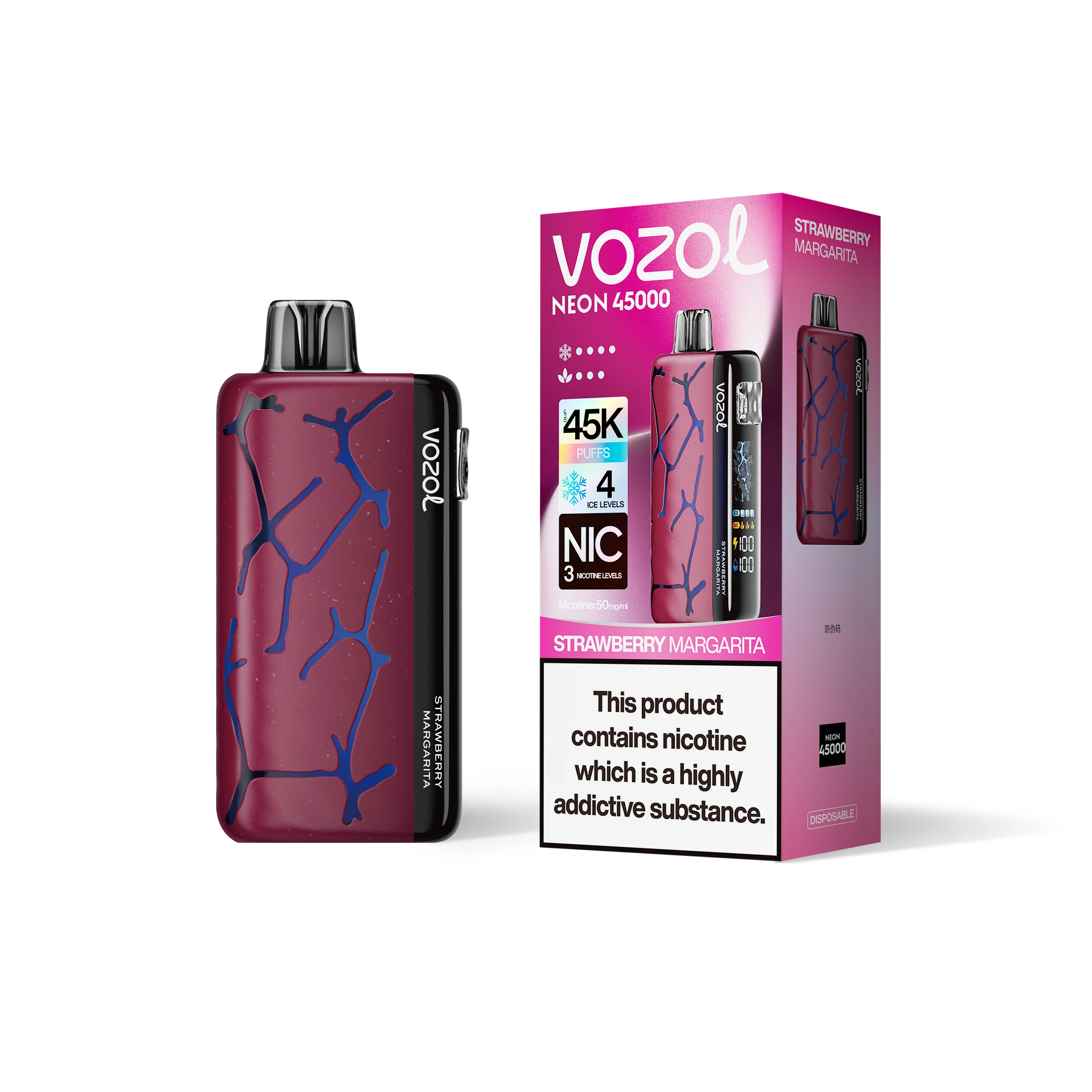 VOZOL NEON 45K Disposable Vape (All Flavours)
