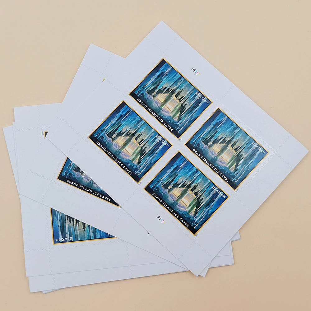 2020 US Grand Island Ice Caves Stamps