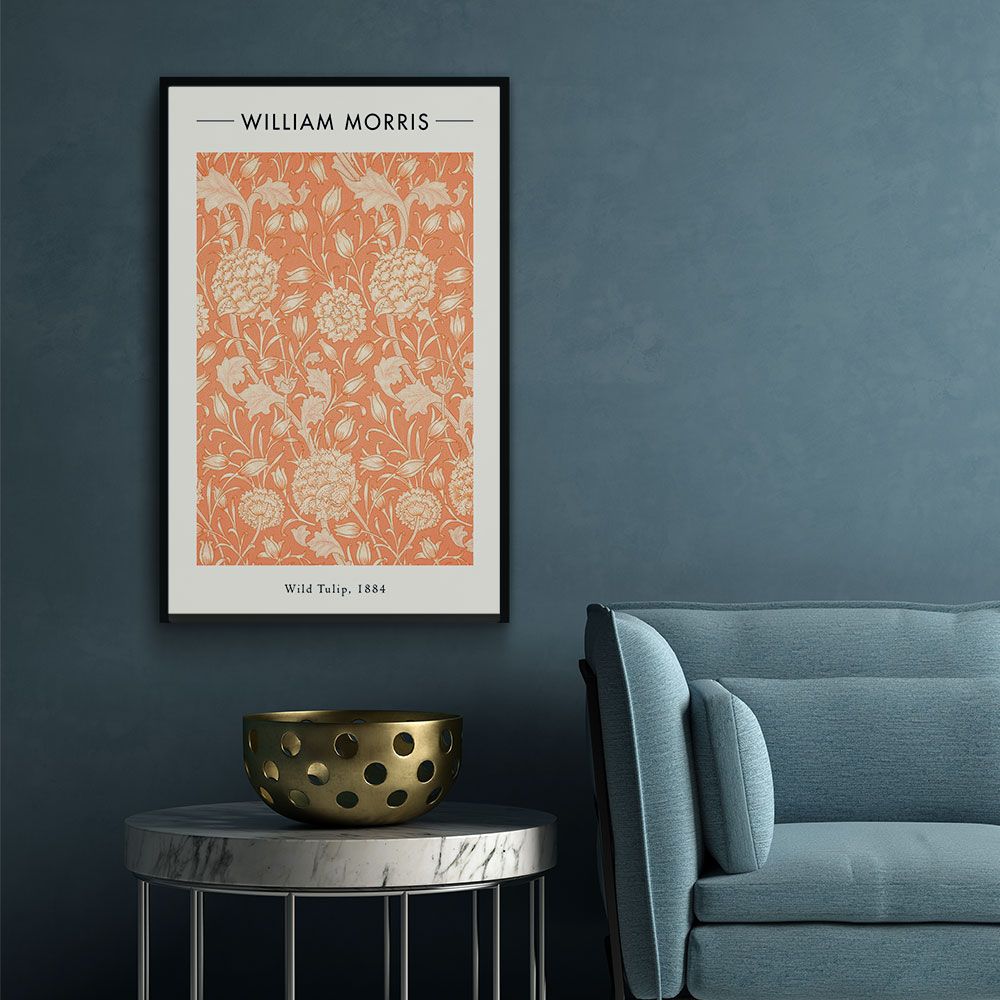 Walljar - plexiglas schilderij - william morris - wild tulip Plexiglas schilderij - 150 x 225 cm
