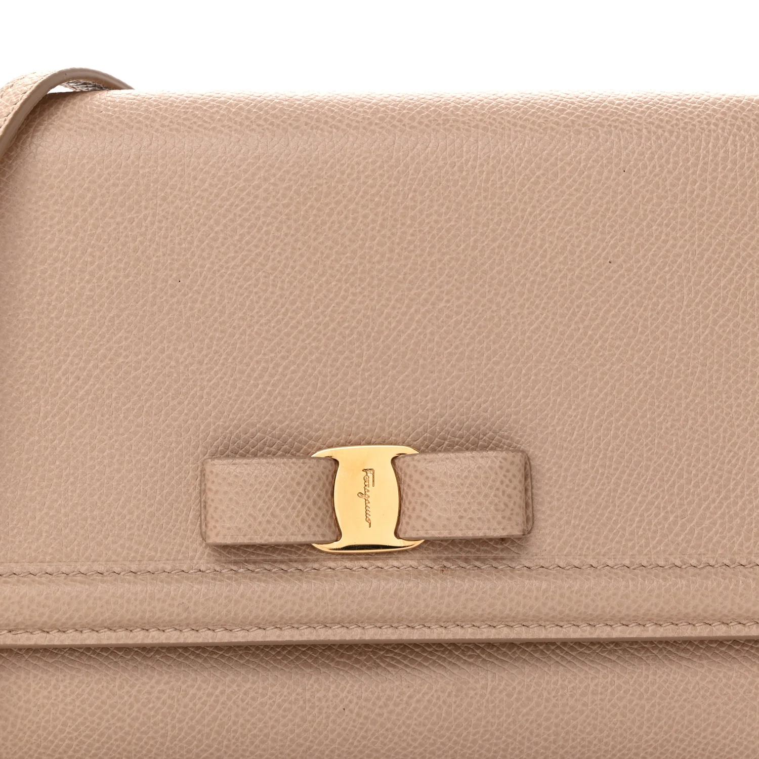 Printed Calfskin Ginny Shoulder Bag Beige - Top Club