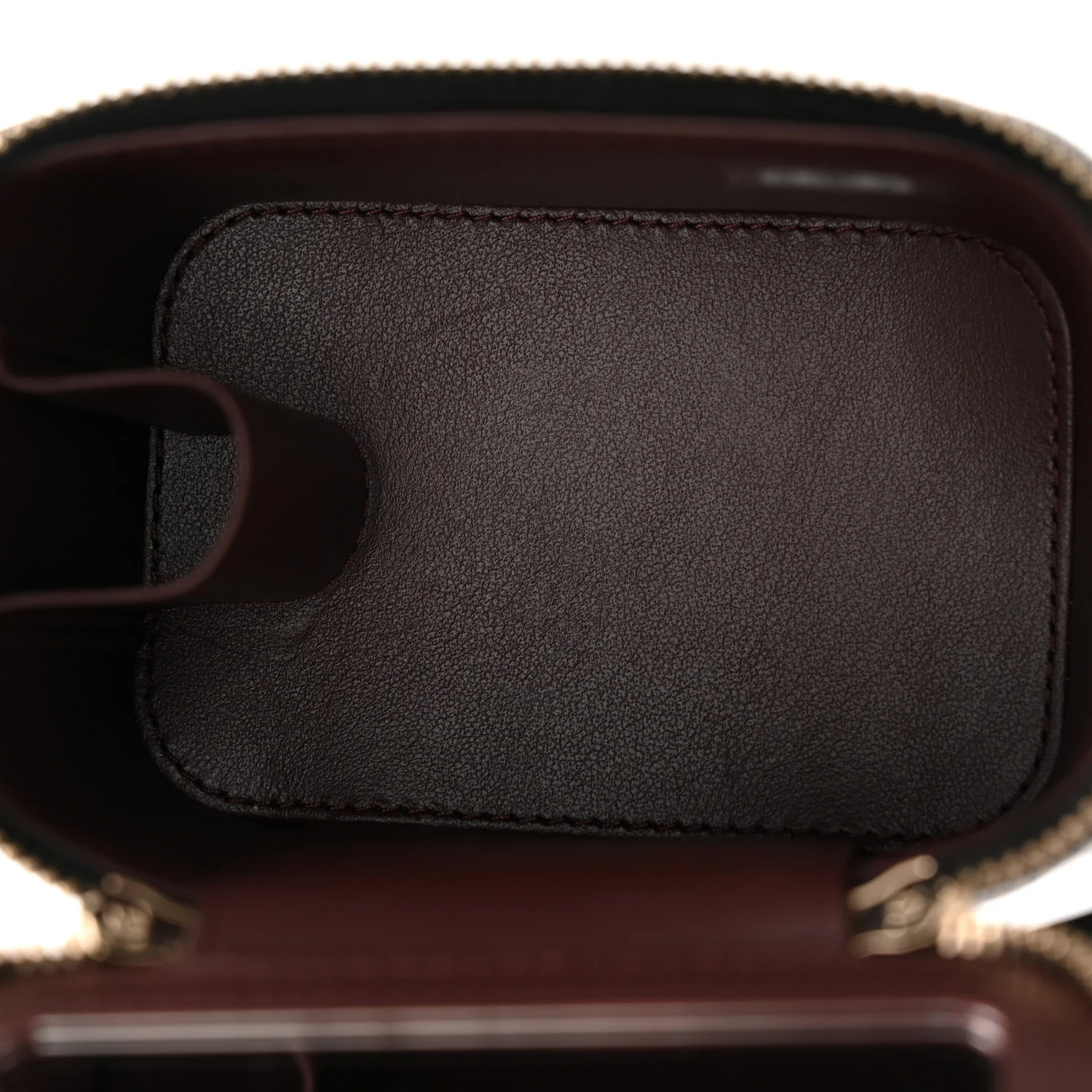 Caviar Quilted Mini Vanity Case With Chain Black - Top Club